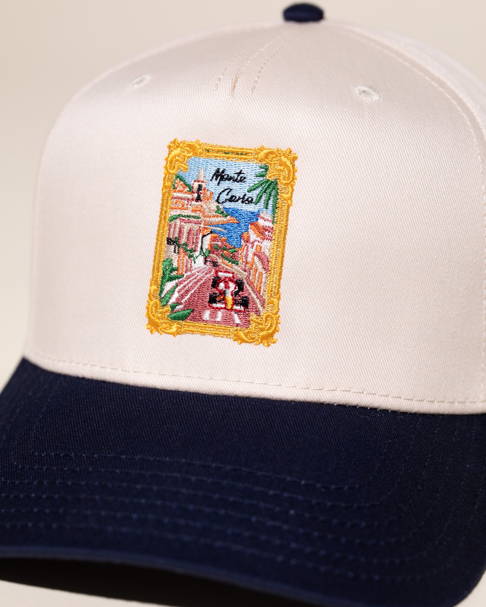 Pirate Monte Carlo Hat (Cream/Navy)