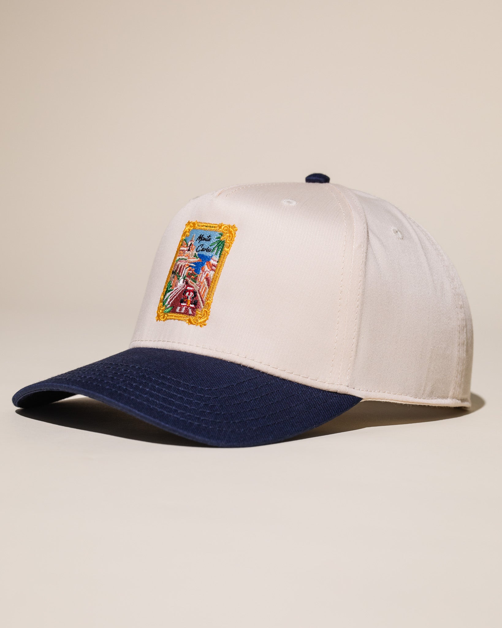 Pirate Monte Carlo Hat (Cream/Navy)