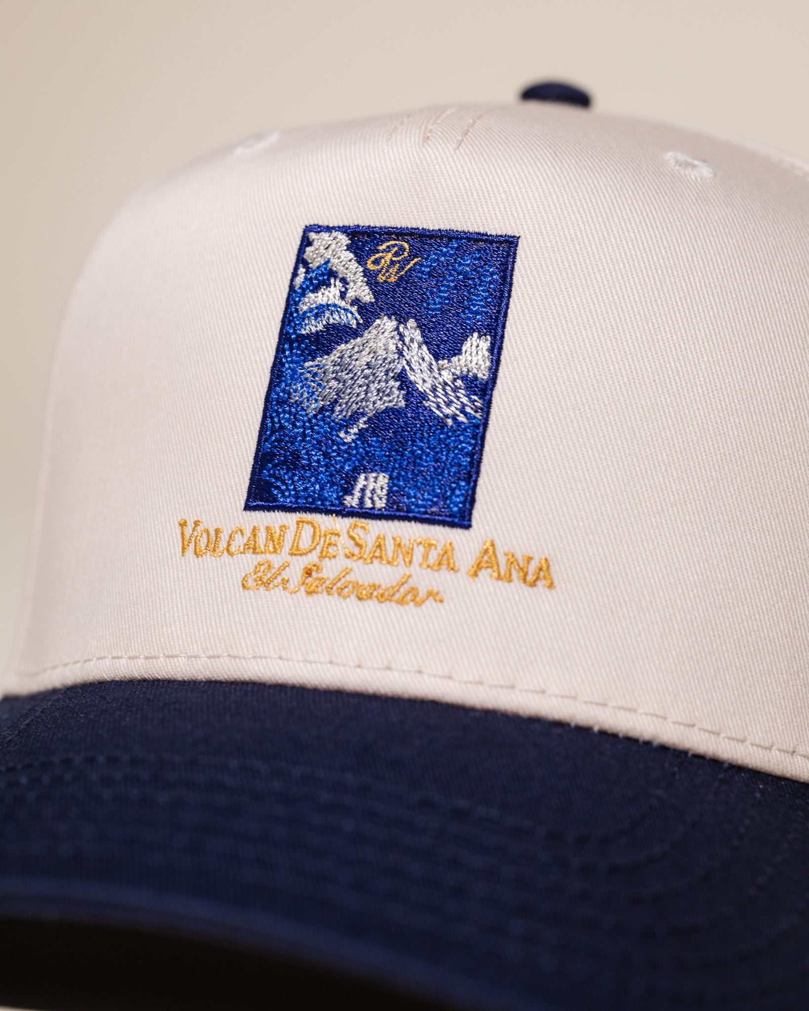 Pirate El Salvador Hat (Cream/Navy)