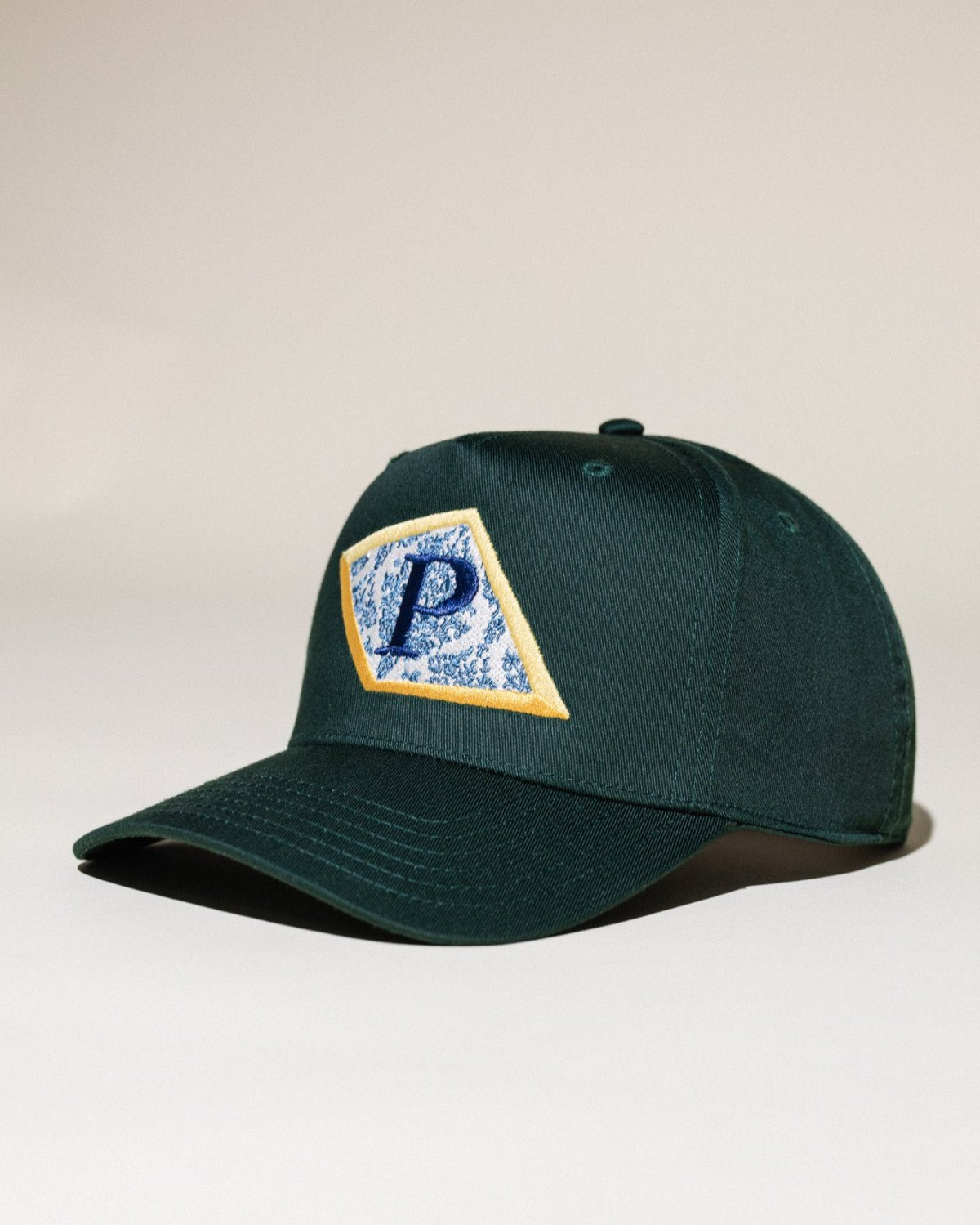 Pirate Floral P Hat (Forest Green)