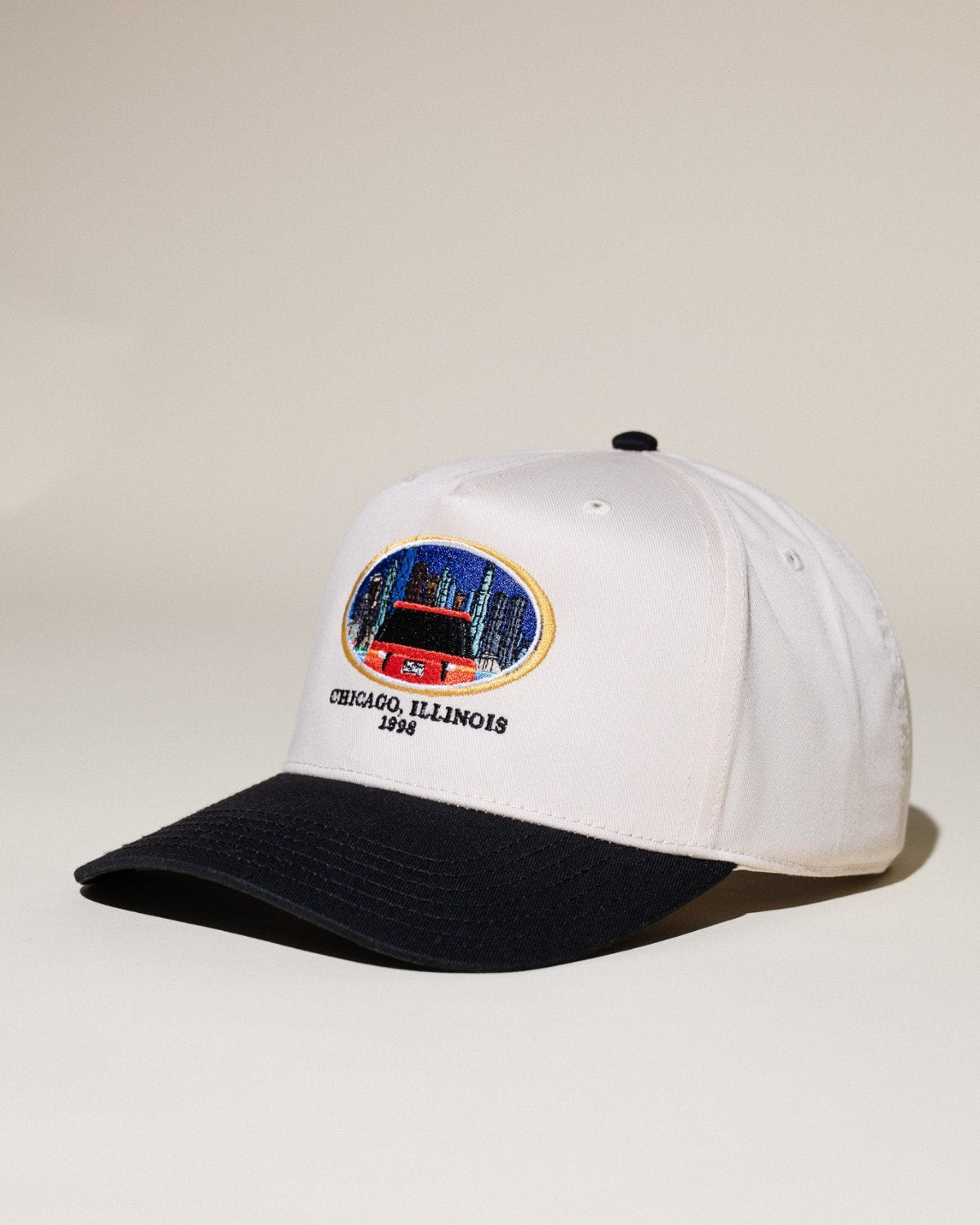 Pirate Two Trey Hat (Cream/Black)