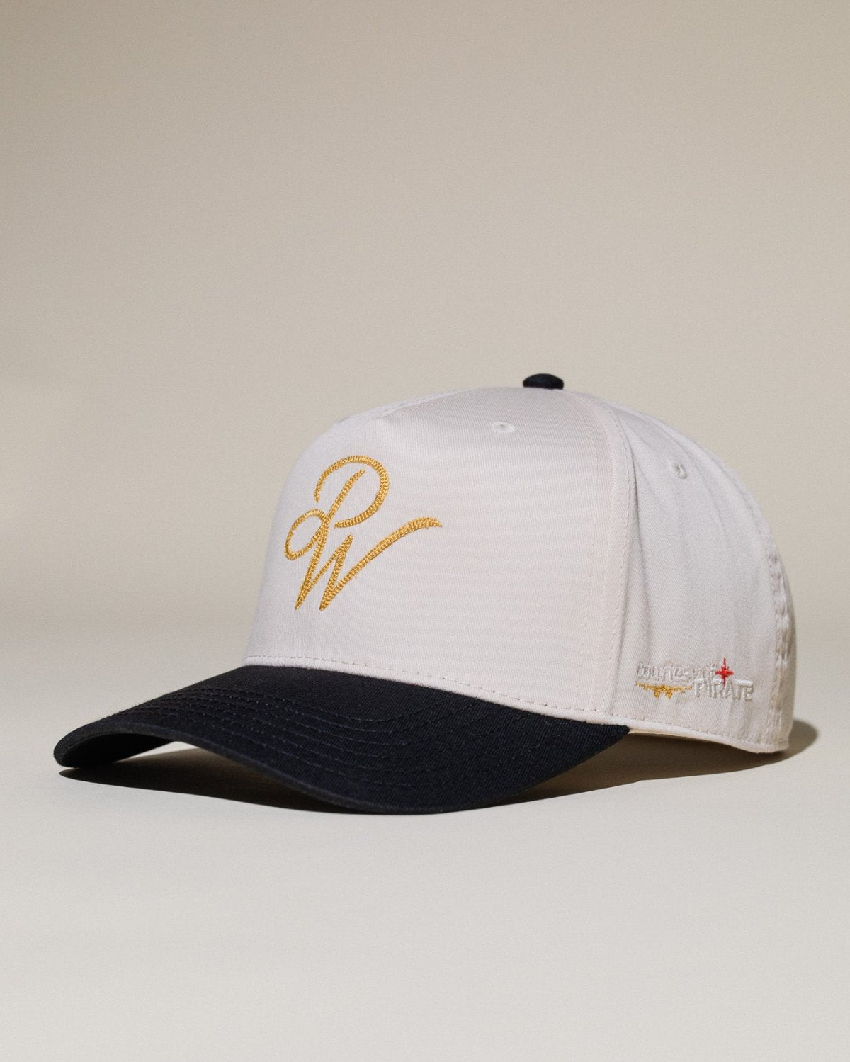 Pirate PW Chain Stitch Hat (Cream/Black)