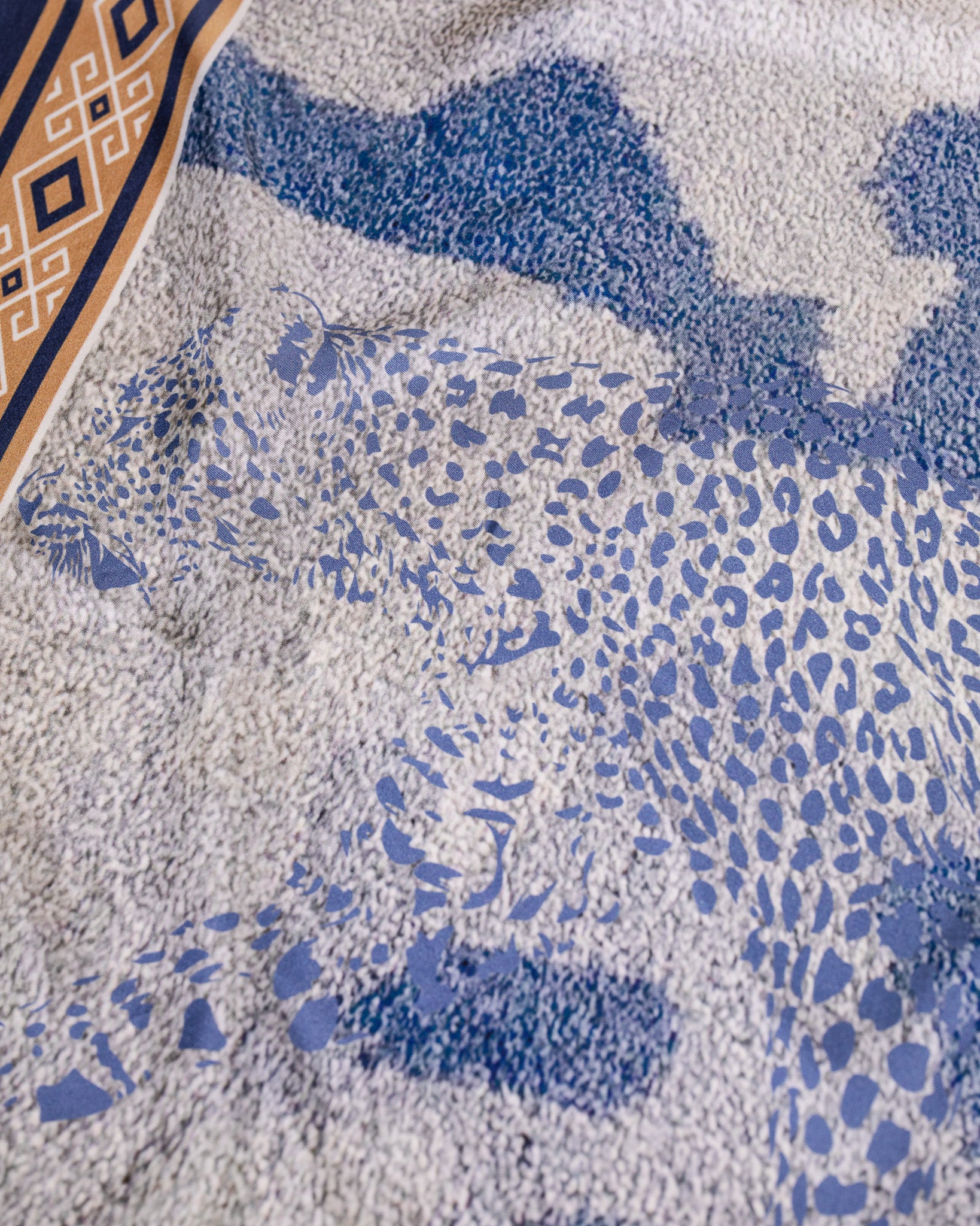 Pirate Leopard Camo Silk Bandana (Oversized)