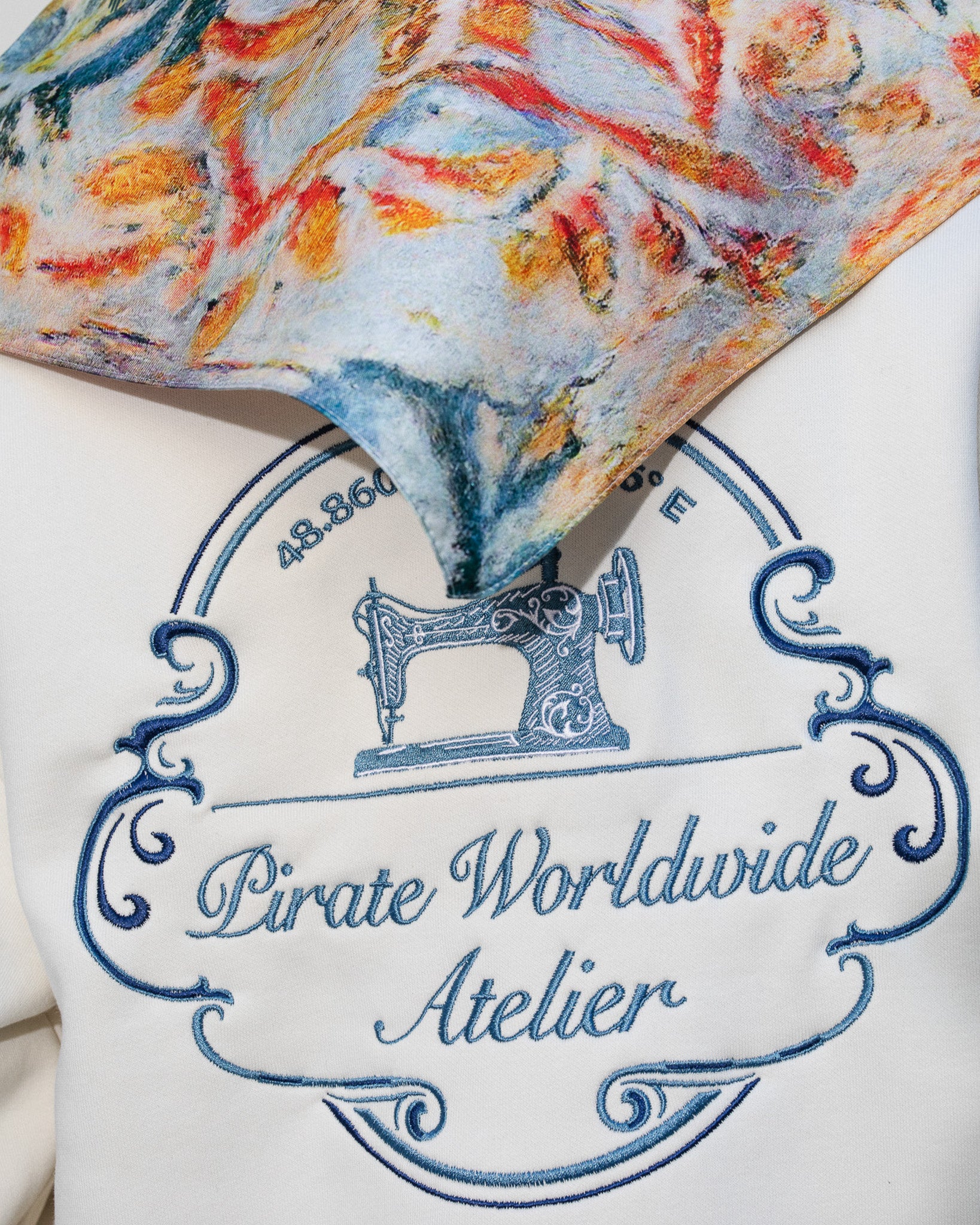 Pirate Floral Blossom Silk Bandana