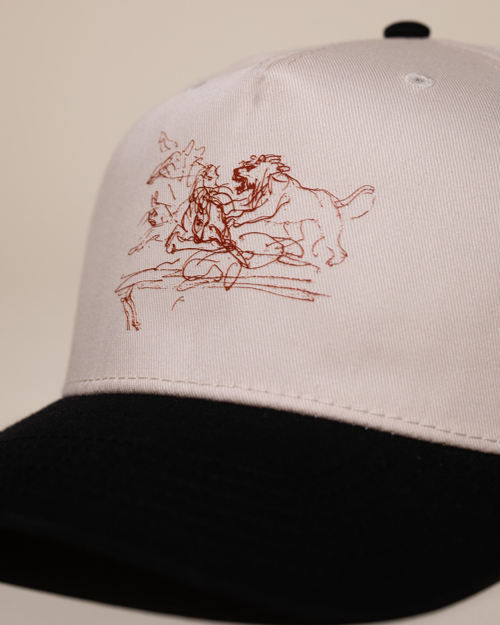 Getty x Pirate Lion Hunt Hat (Cream/Black)