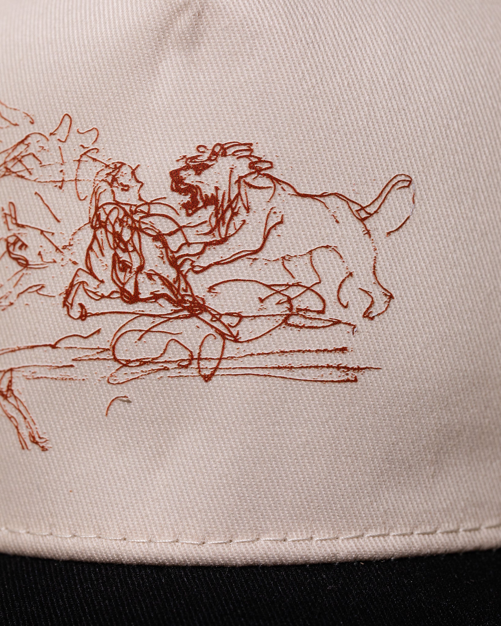 Getty x Pirate Lion Hunt Hat (Cream/Black)