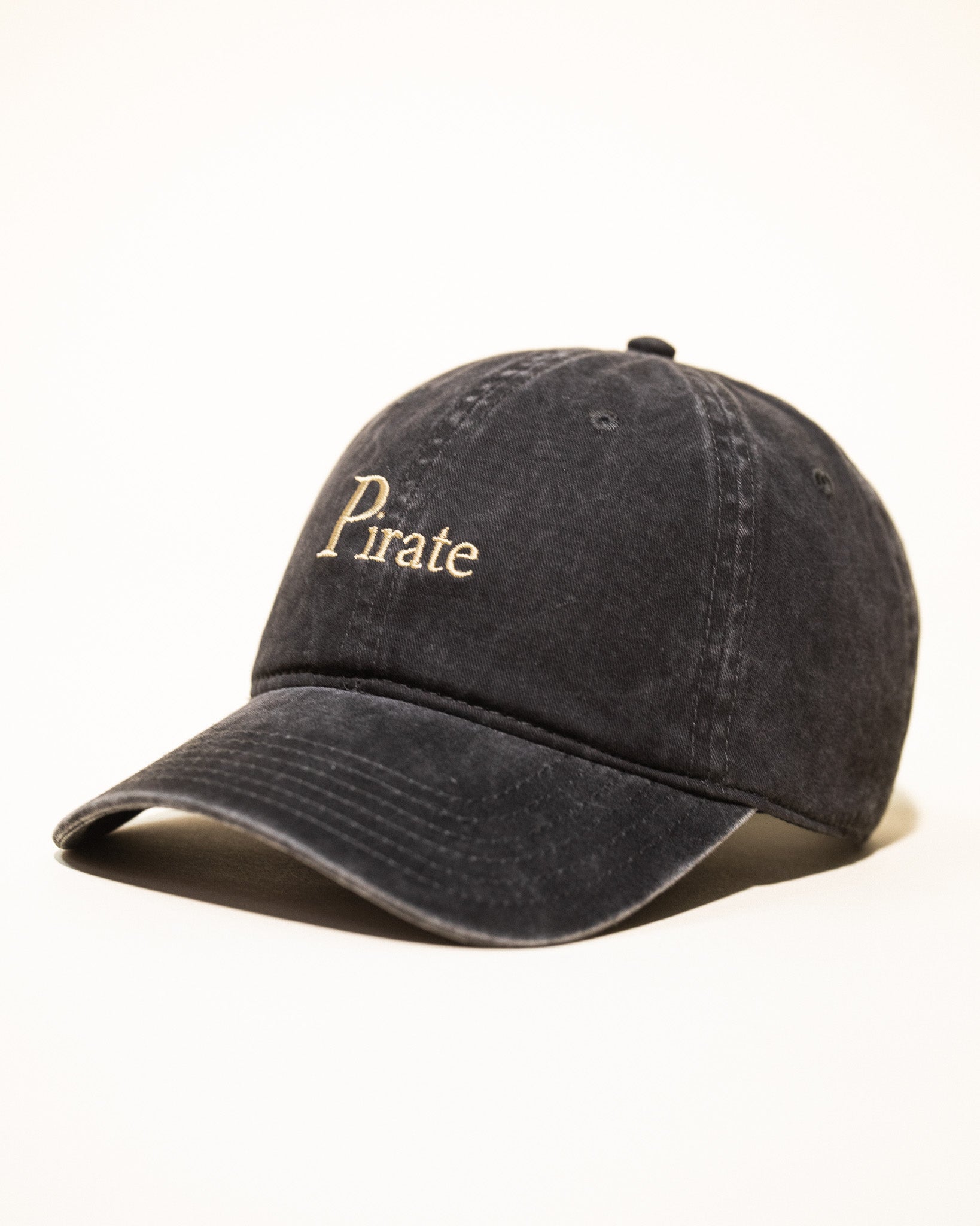 Pirate Branded Dad Hat (Washed Black)