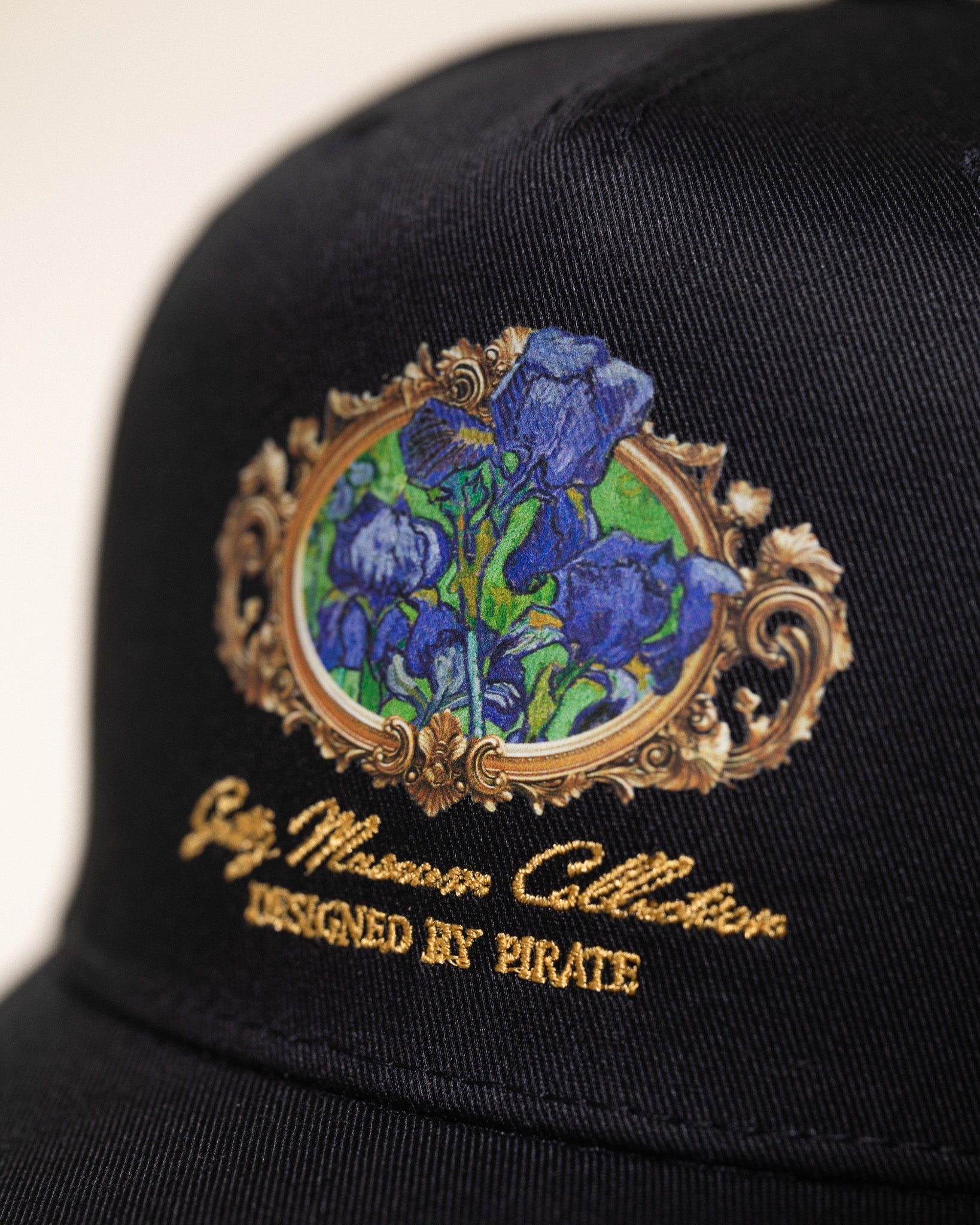 Getty x Pirate Van Gogh Irises Hat (Black)