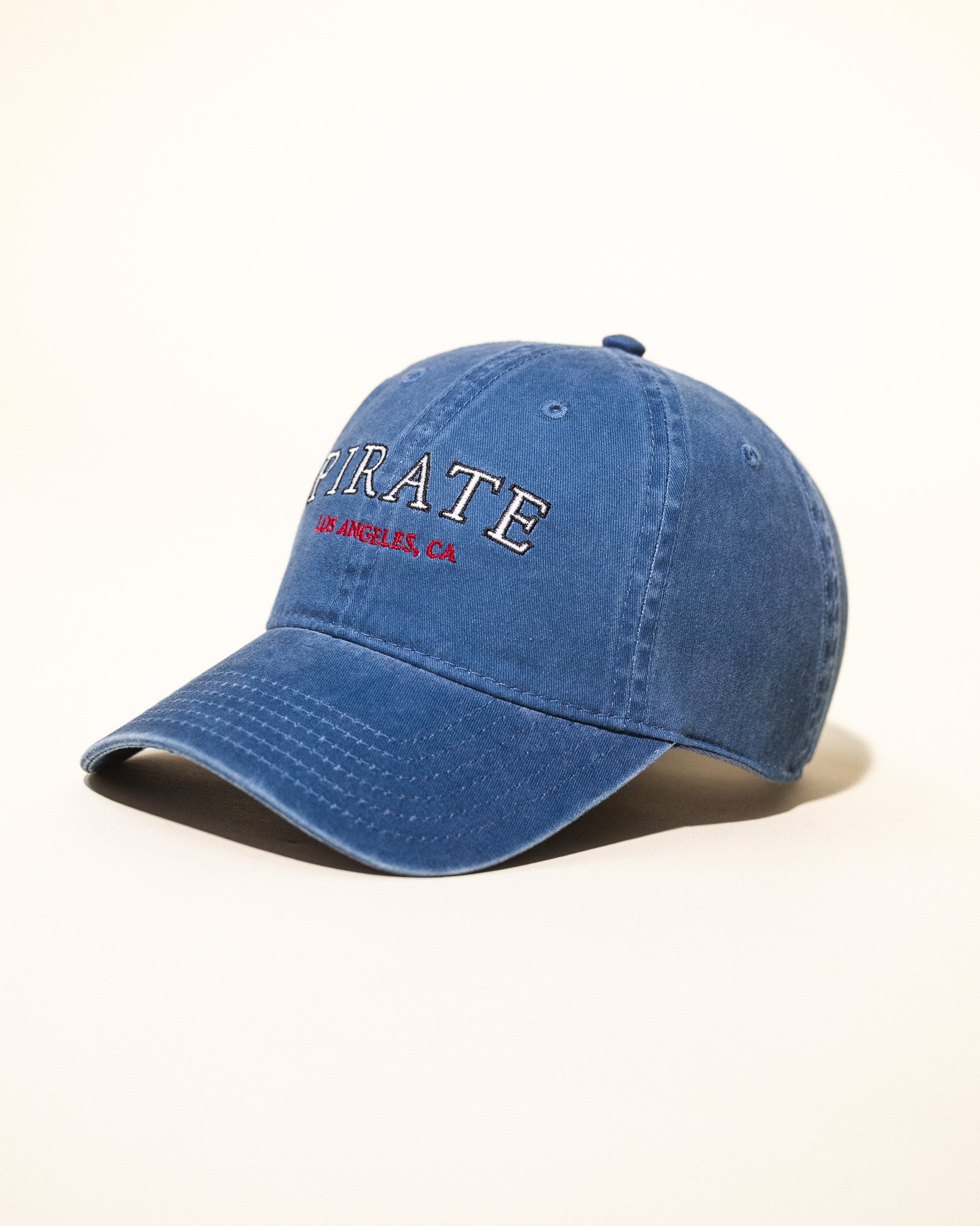 Pirate Los Angeles Dad Hat (Washed Blue)