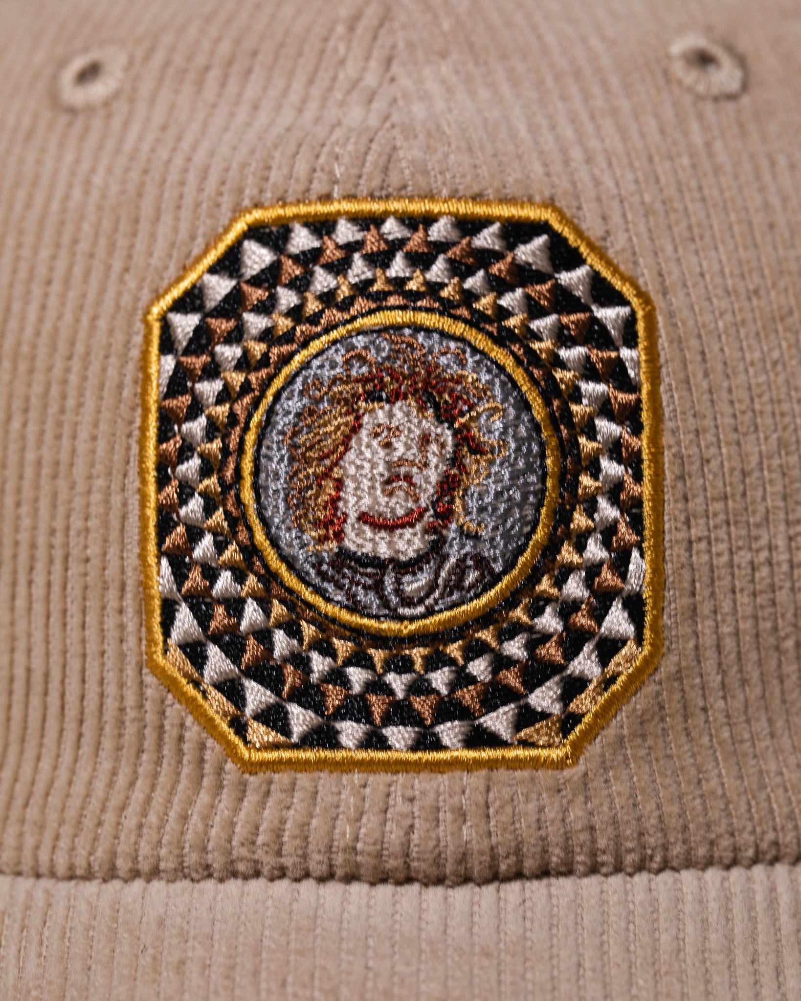 Getty x Pirate Medusa Corduroy Dad Hat (Khaki)