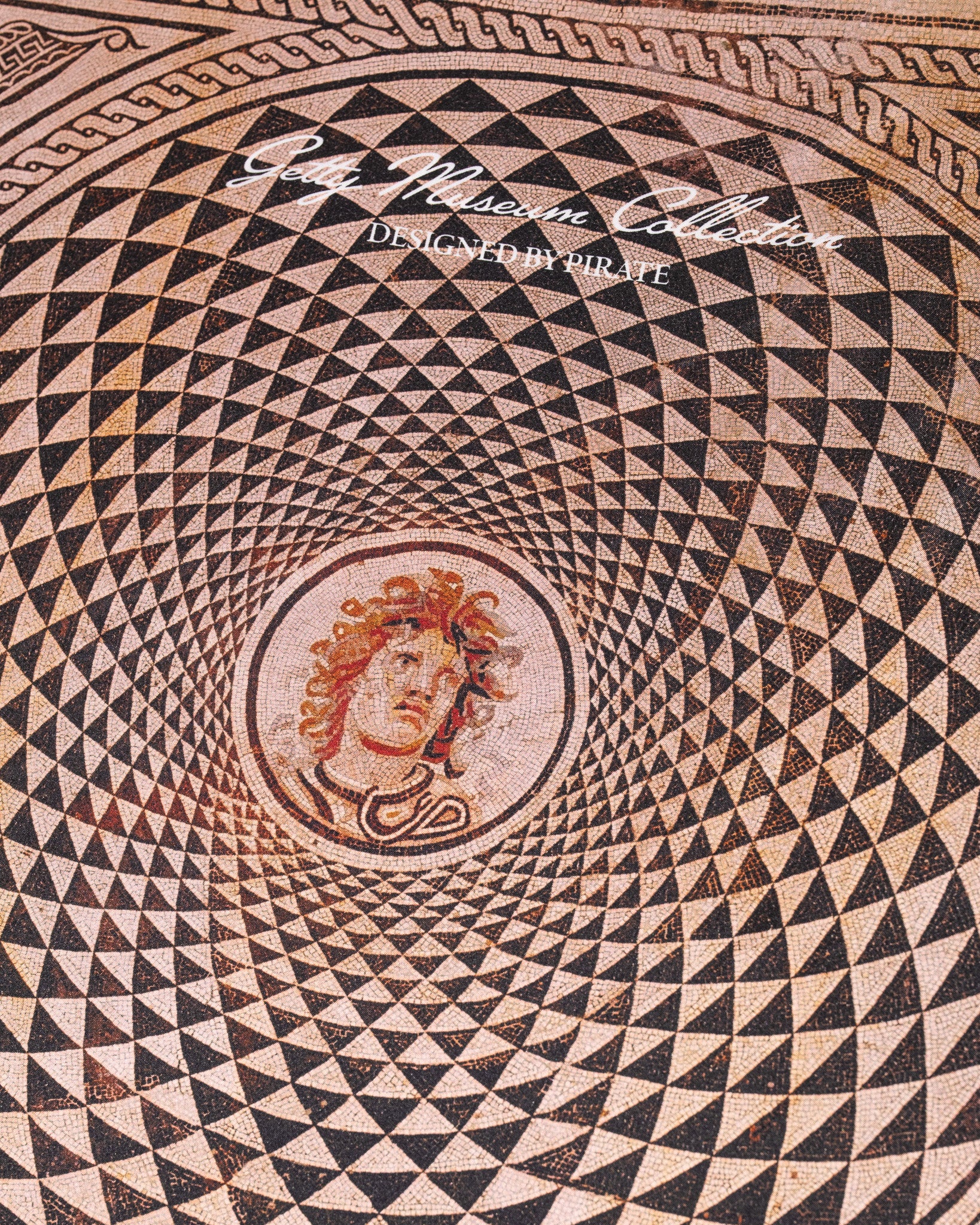 Getty Museum x Pirate Mosaic Floor with Head of Medusa Bandana