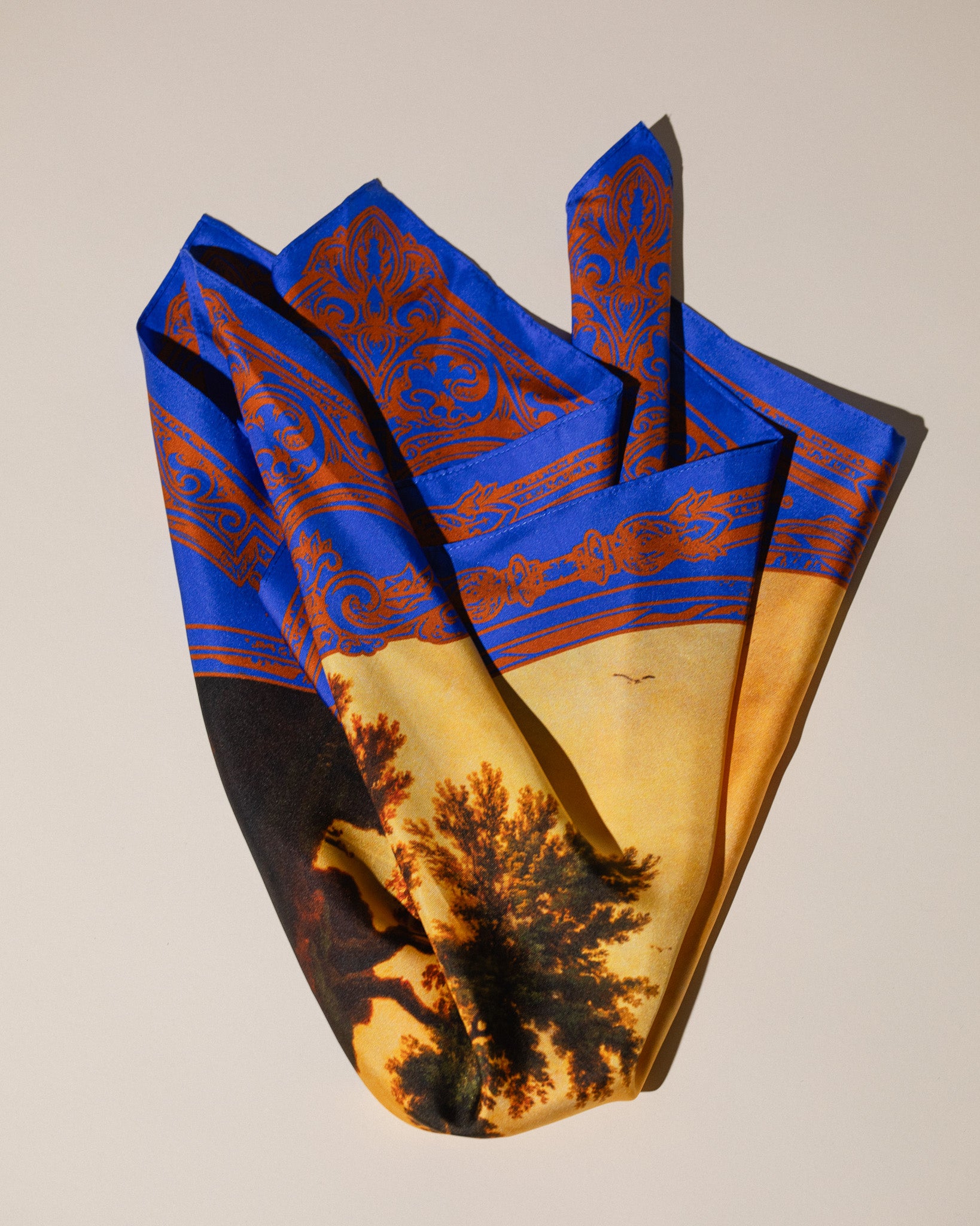Getty Museum x Pirate Mediterranean Harbor Scene Bandana