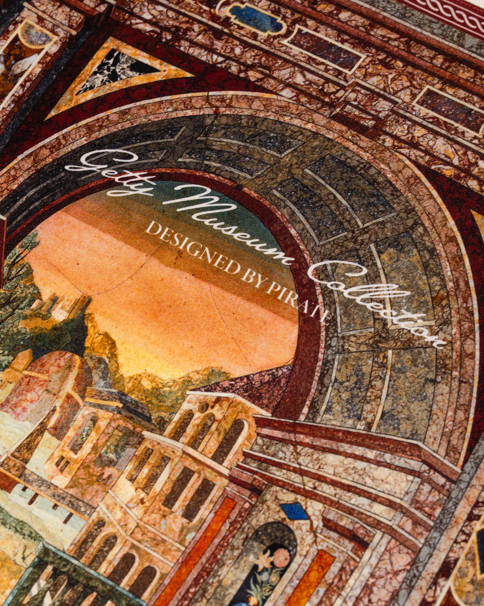 Getty Museum x Pirate Architectural Scene & Frame Bandana