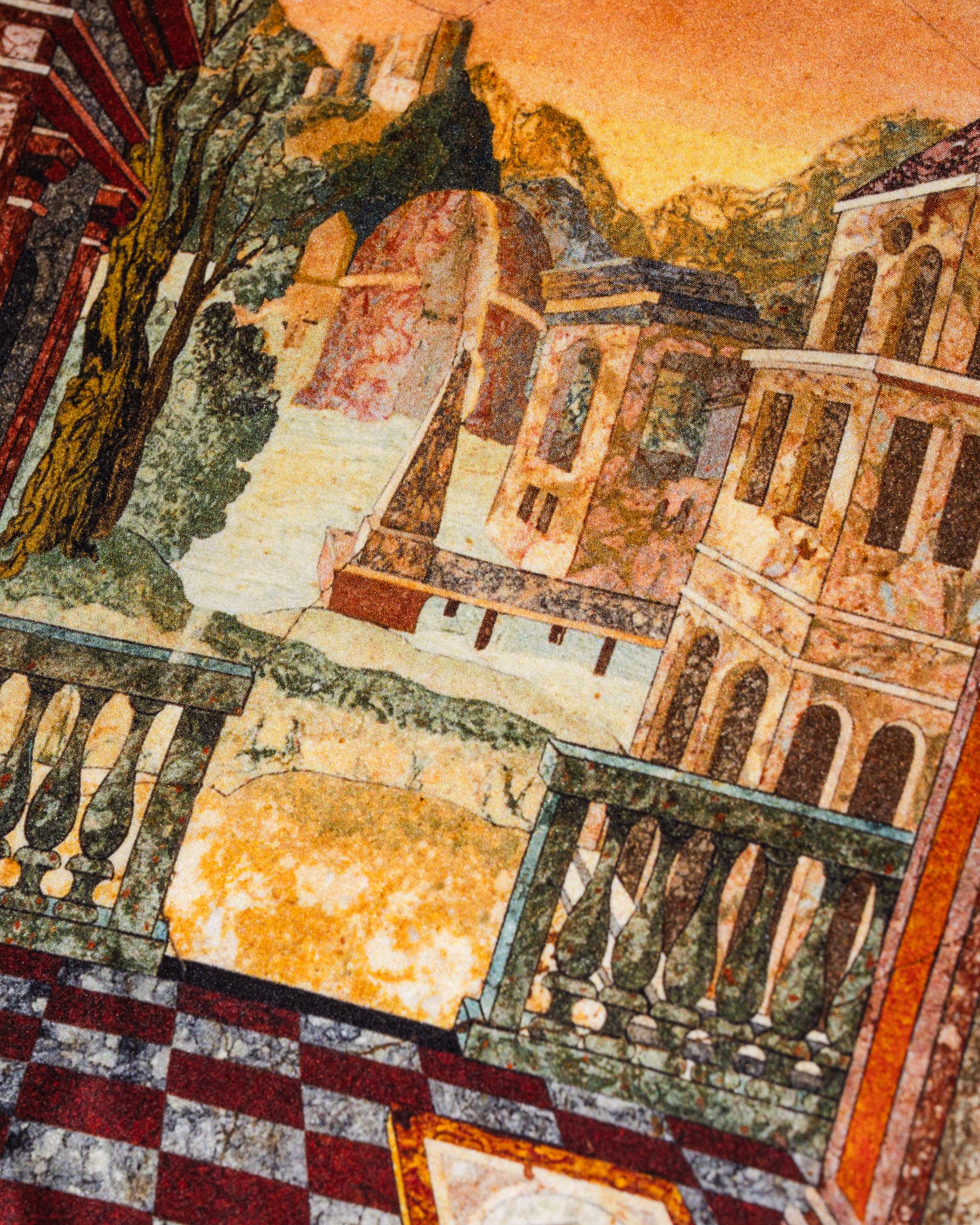 Getty Museum x Pirate Architectural Scene & Frame Bandana