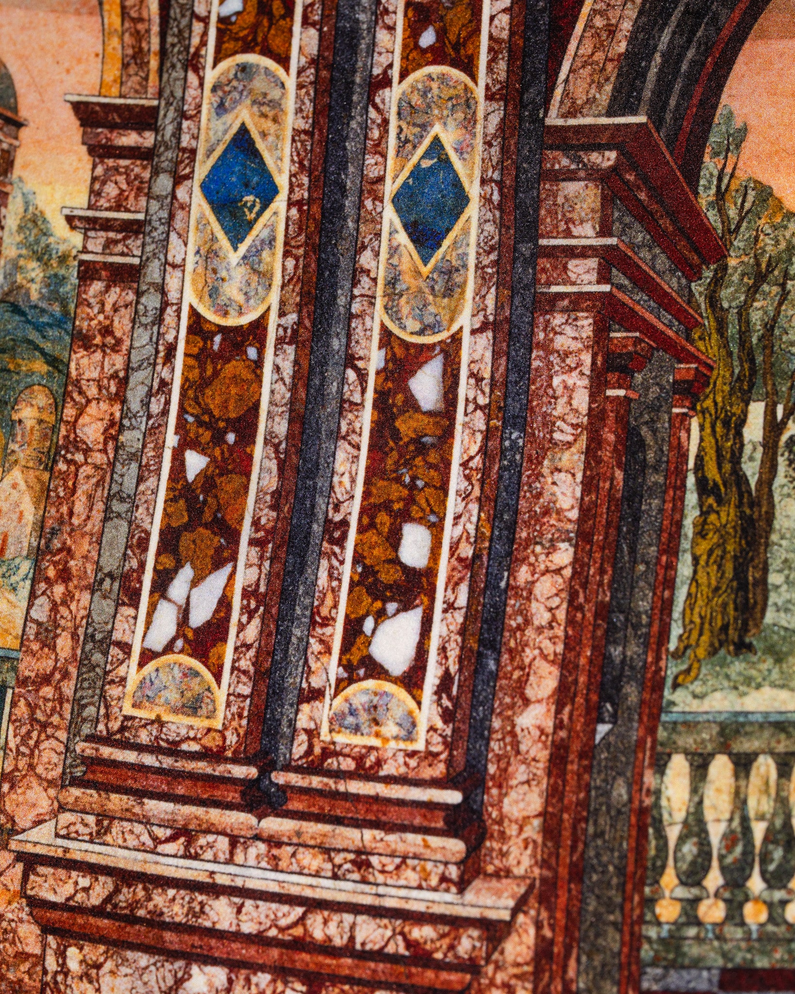 Getty Museum x Pirate Architectural Scene & Frame Bandana