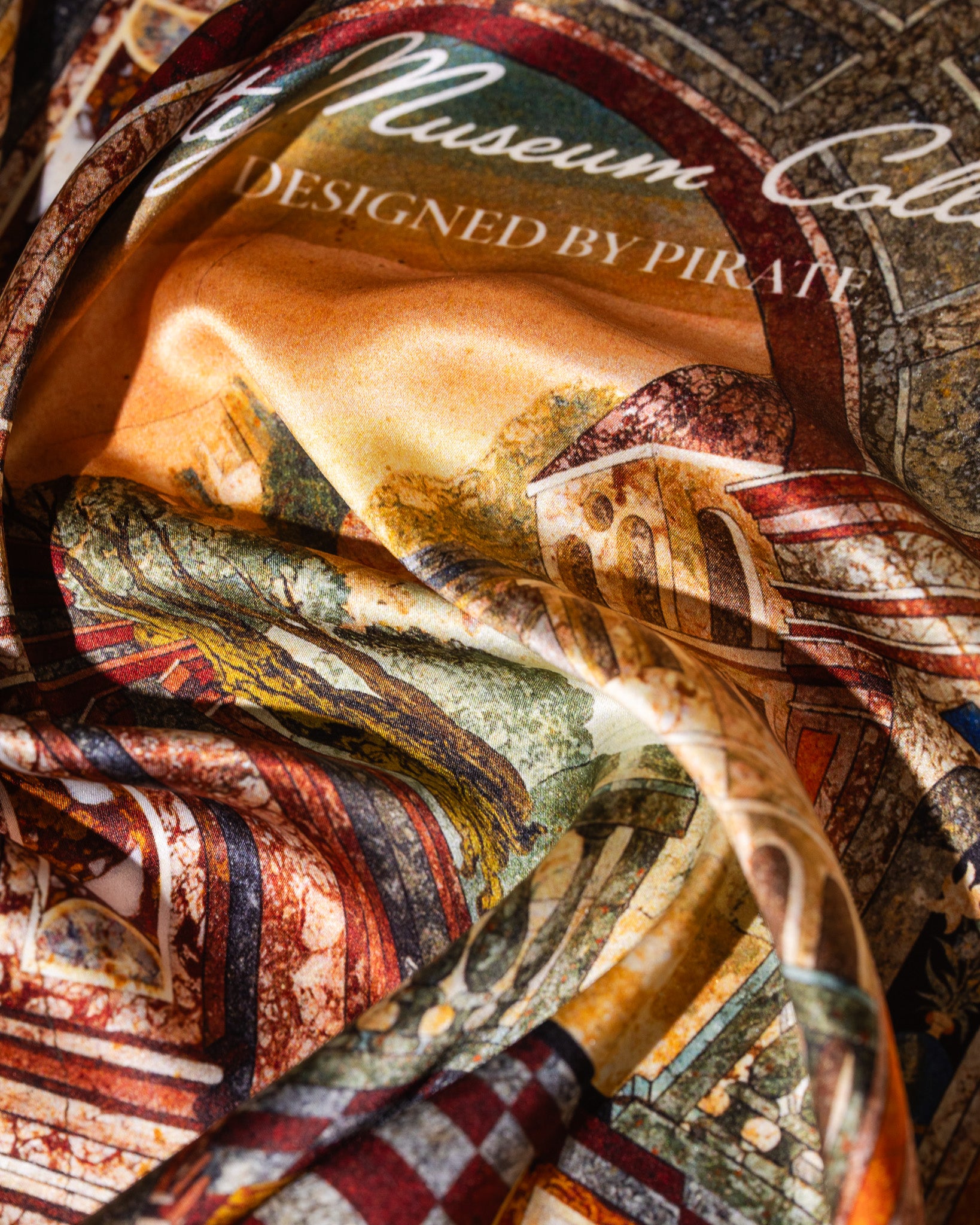 Getty Museum x Pirate Architectural Scene & Frame Bandana