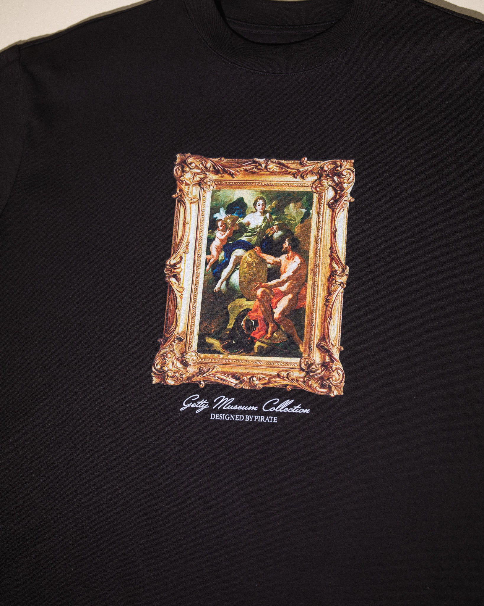 Getty x Pirate Venus at the Forge of Vulcan Framed Tee (Pirate Black)