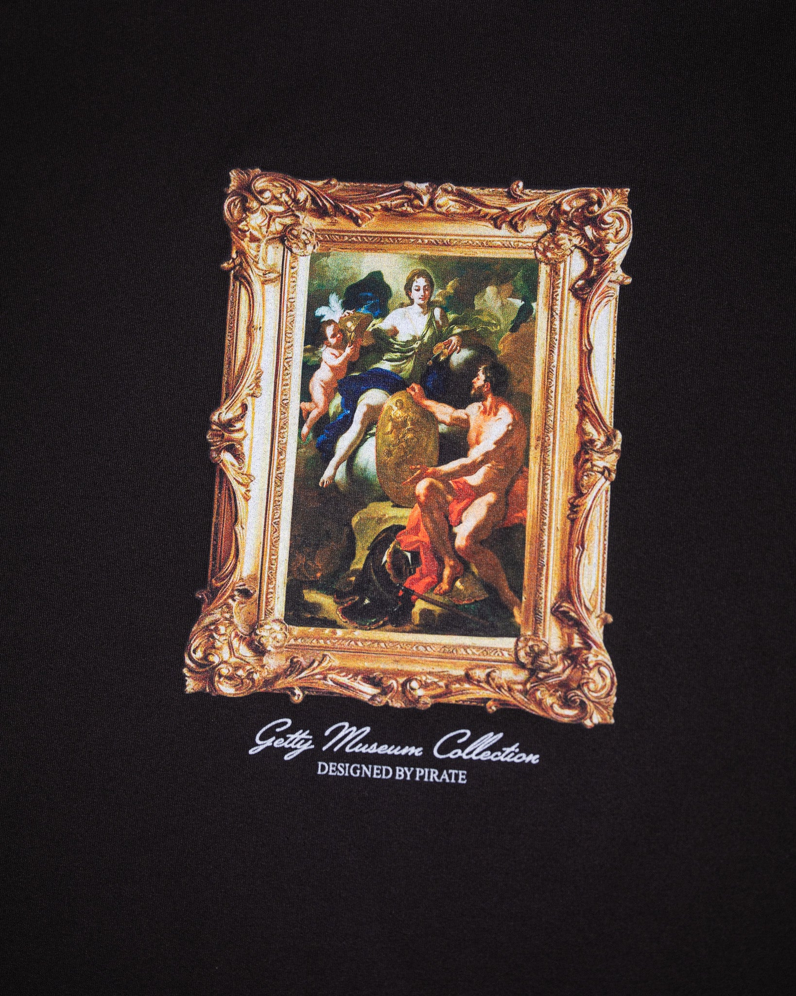 Getty x Pirate Venus at the Forge of Vulcan Framed Tee (Pirate Black)