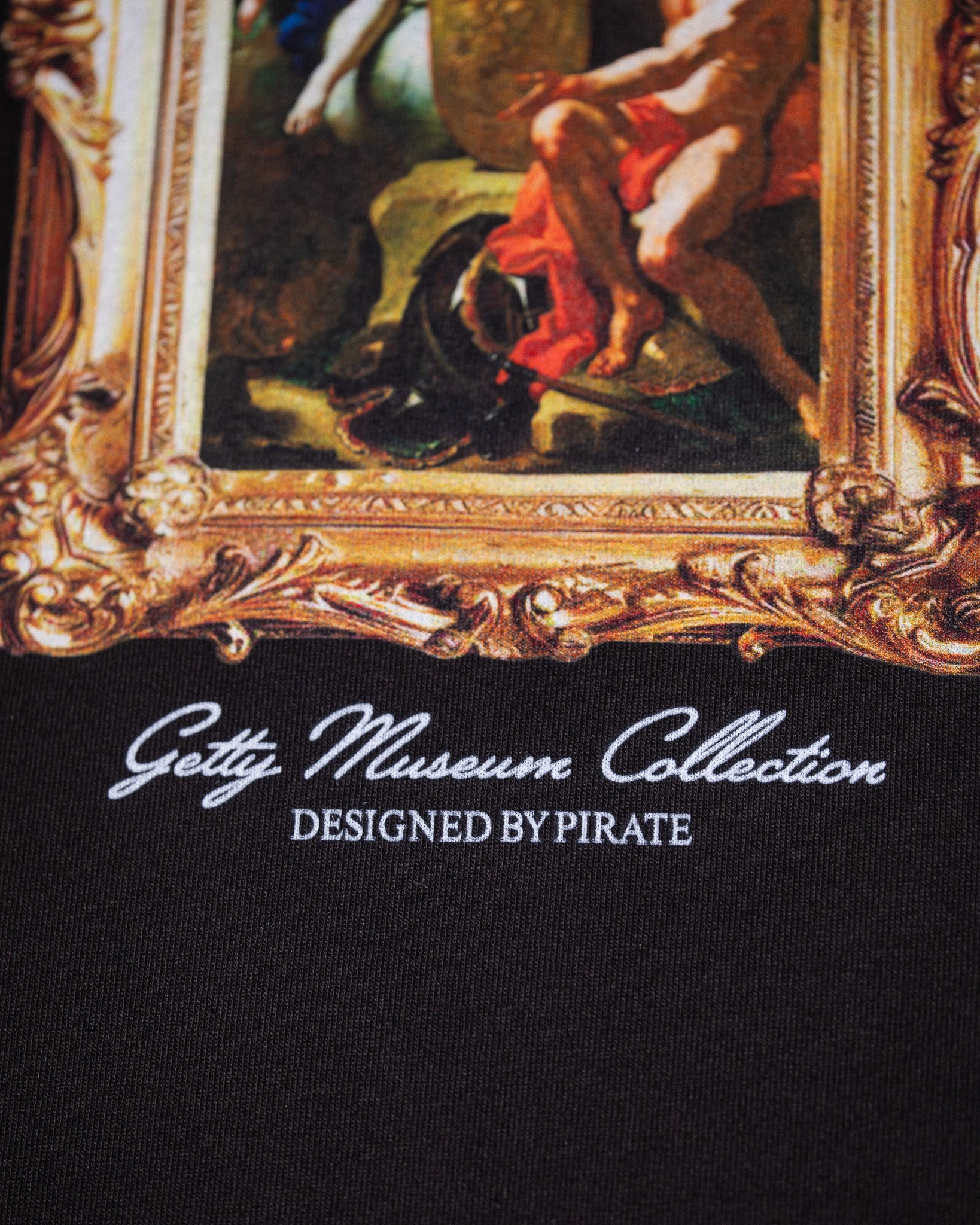 Getty x Pirate Venus at the Forge of Vulcan Framed Tee (Pirate Black)