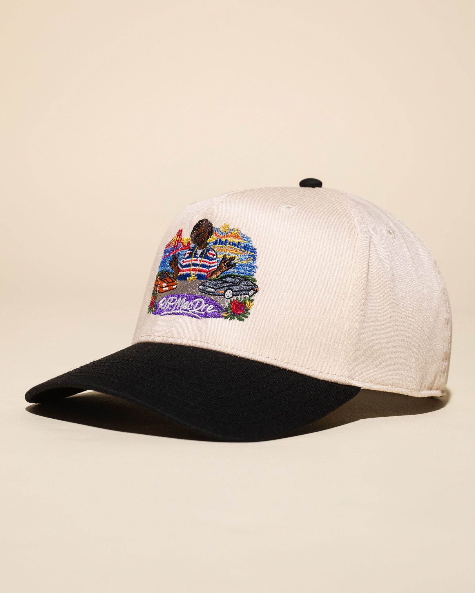 R.I.P. Mac Dre Hat (Cream/Black)