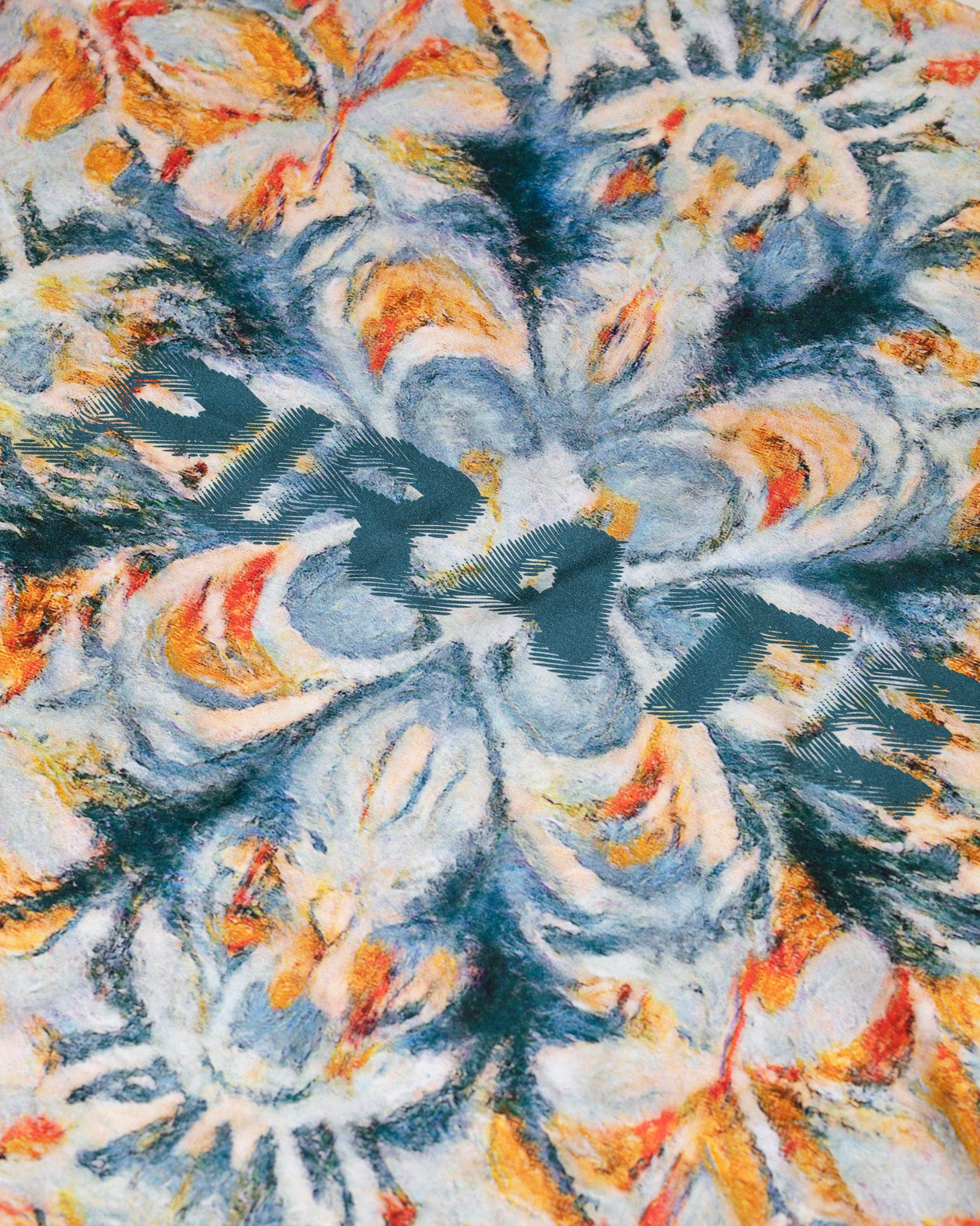 Pirate Floral Blossom Silk Bandana