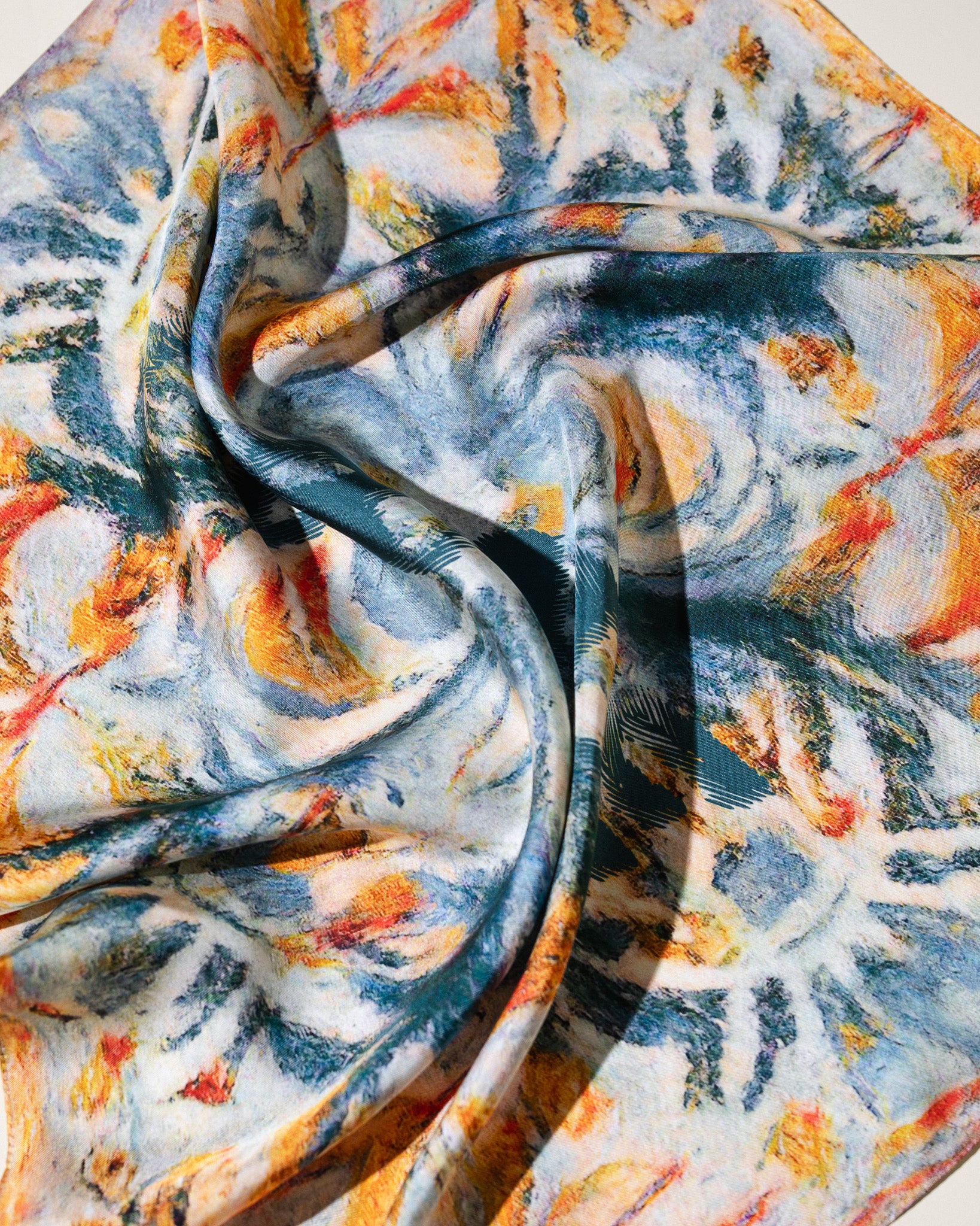 Pirate Floral Blossom Silk Bandana