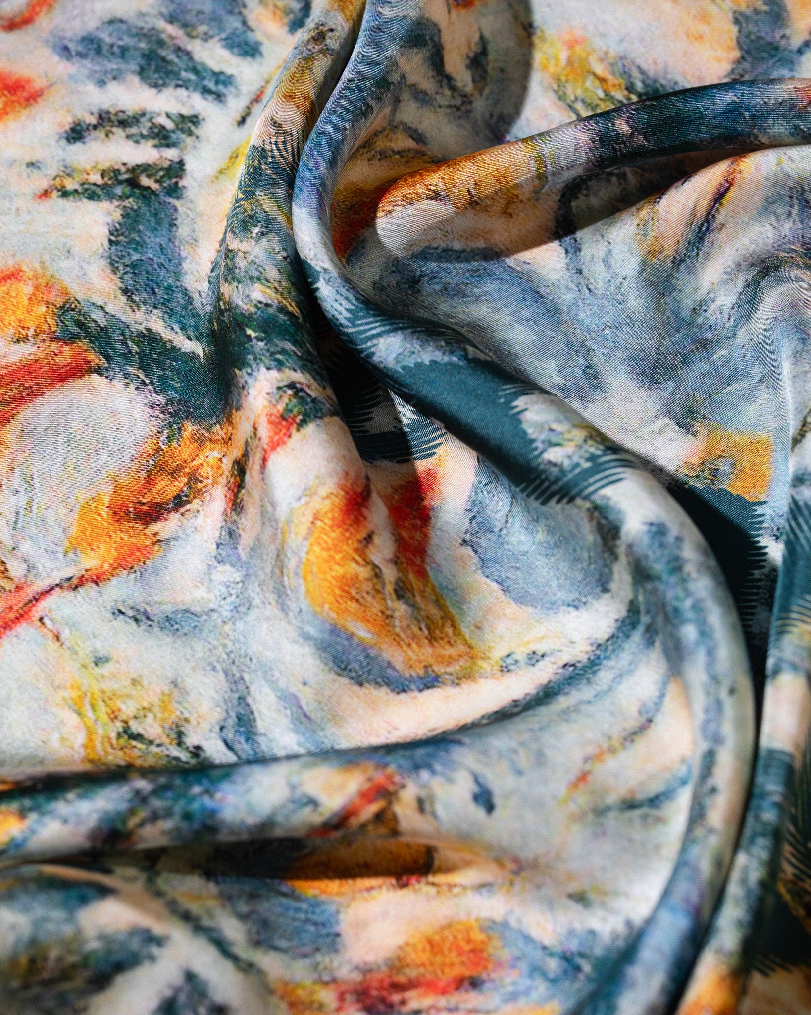 Pirate Floral Blossom Silk Bandana