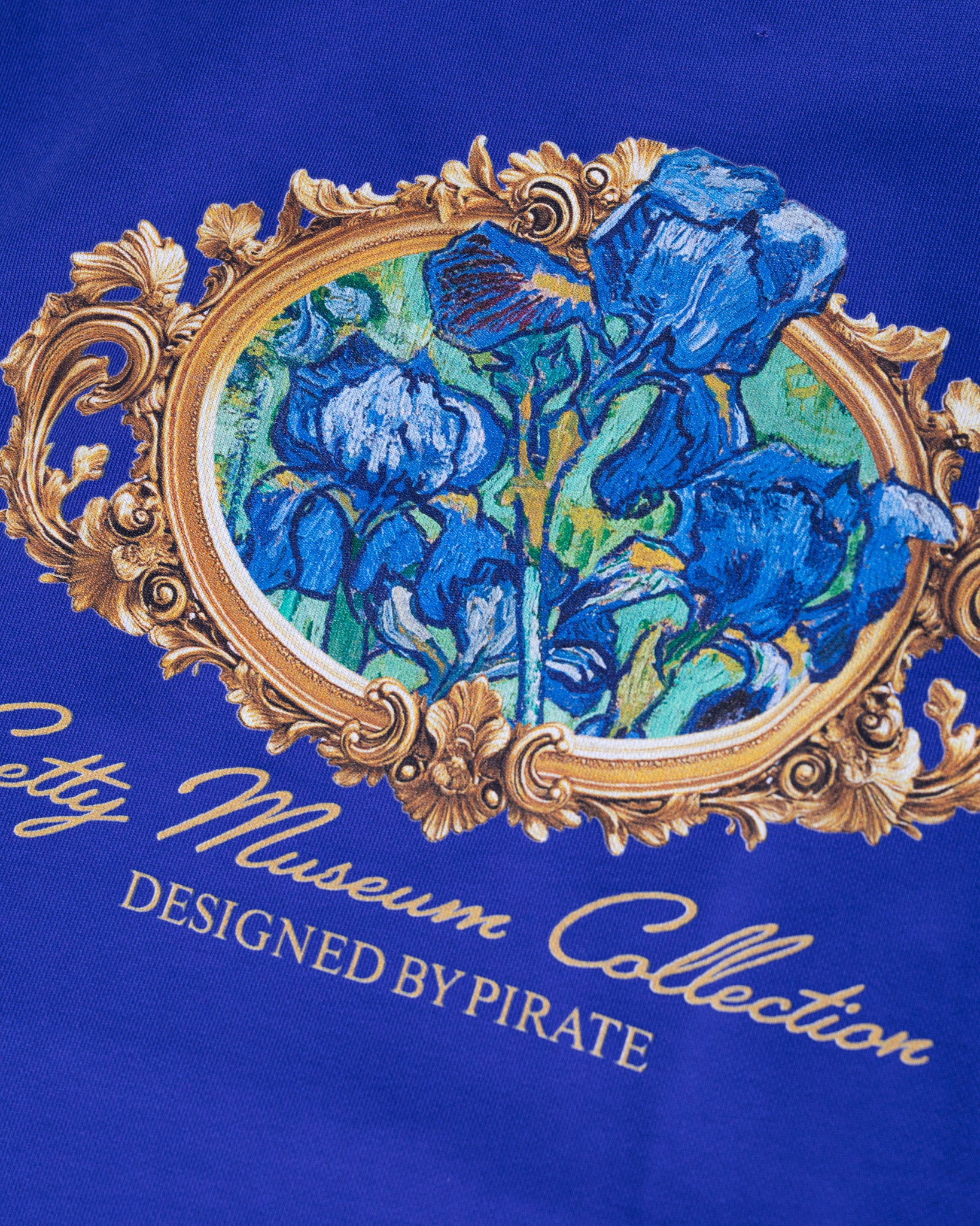 Getty x Pirate Van Gogh Irises Hoodie (Getty Blue)
