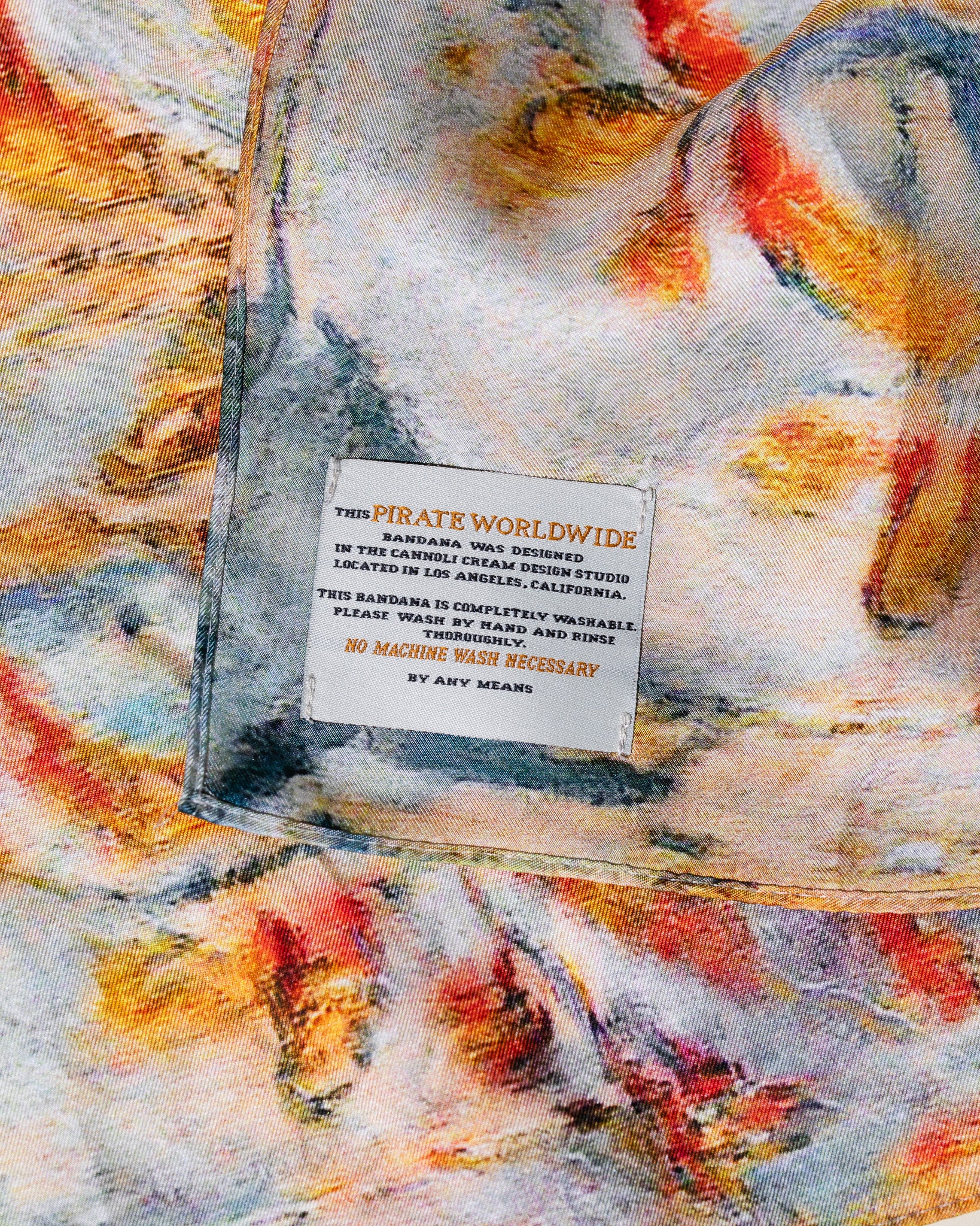 Pirate Floral Blossom Silk Bandana