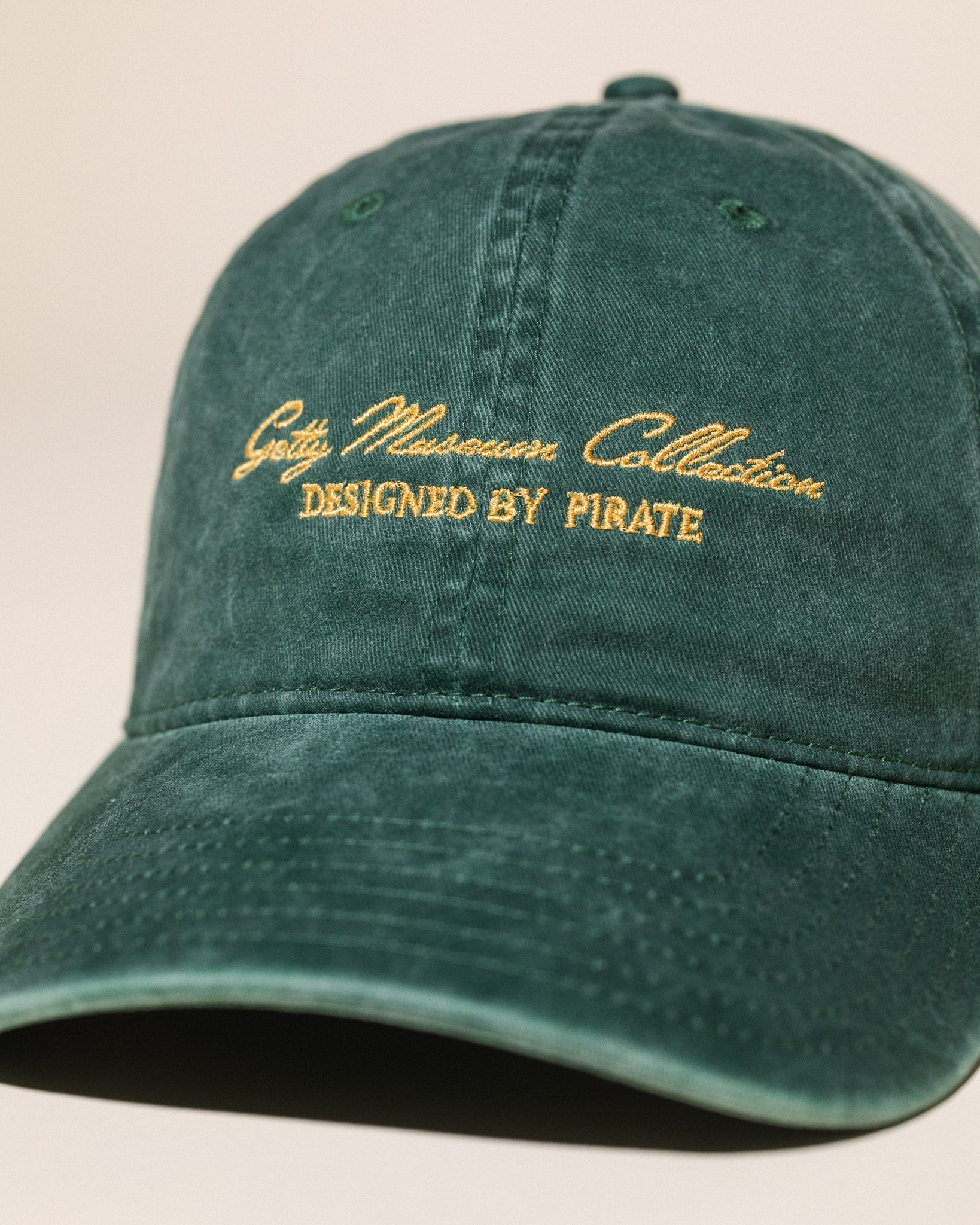 Getty x Pirate Getty Museum Collection Dad Hat (Washed Green)