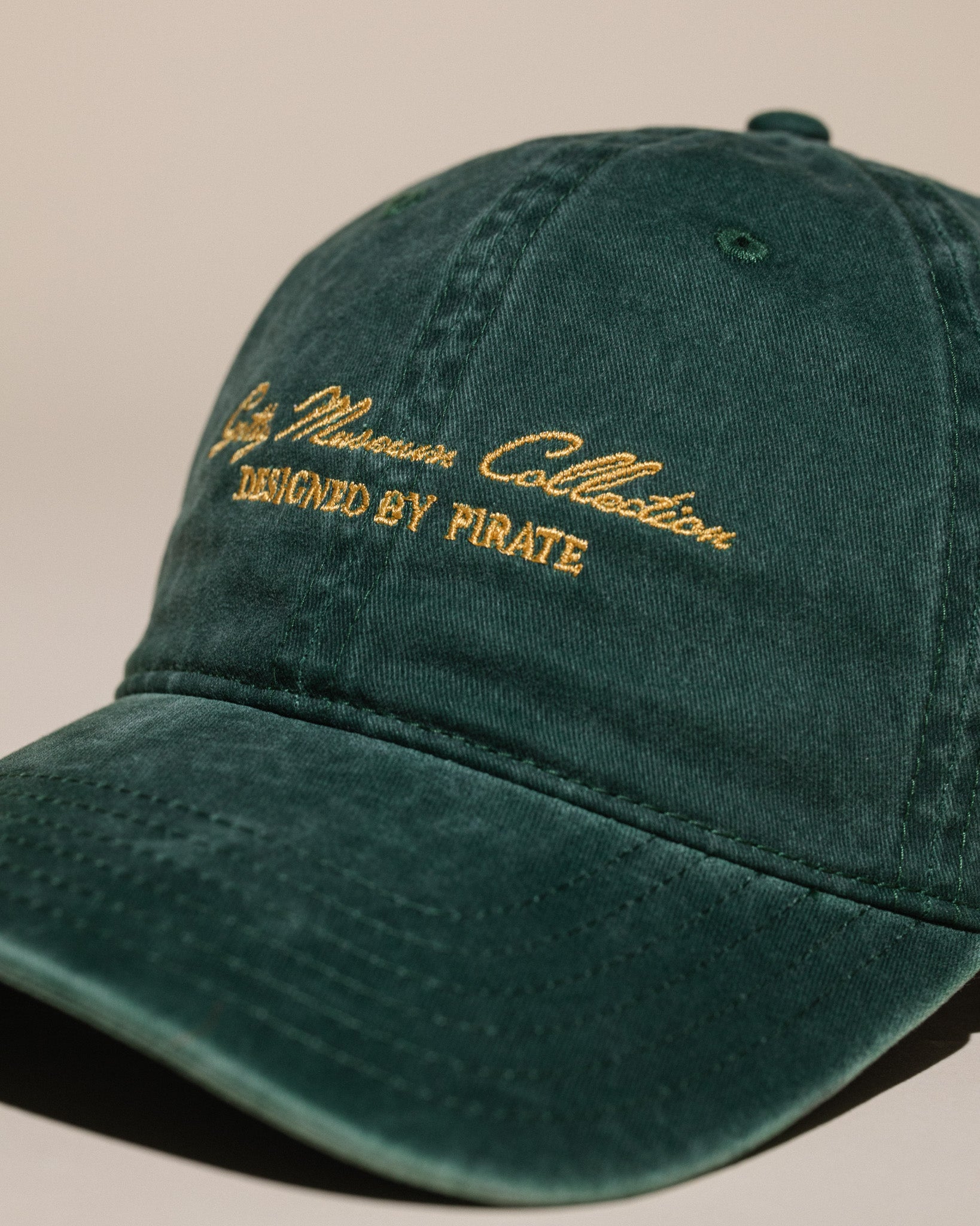 Getty x Pirate Getty Museum Collection Dad Hat (Washed Green)