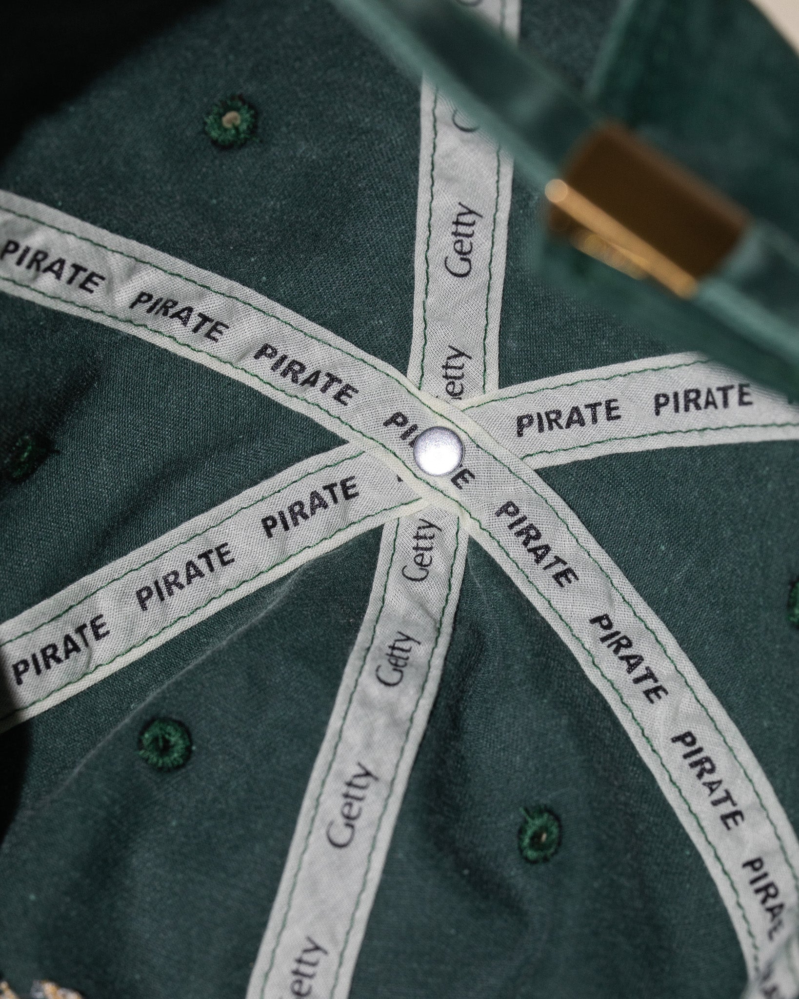 Getty x Pirate Getty Museum Collection Dad Hat (Washed Green)