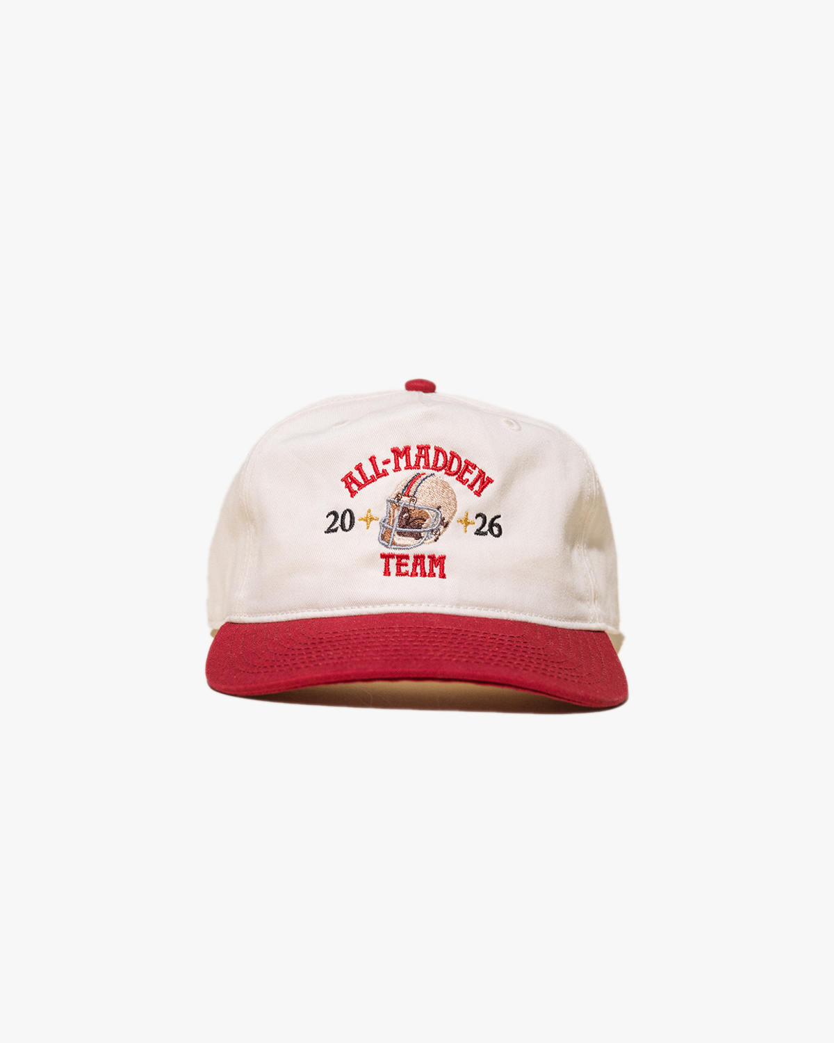 All Madden '26 Hat (Off White/Red)