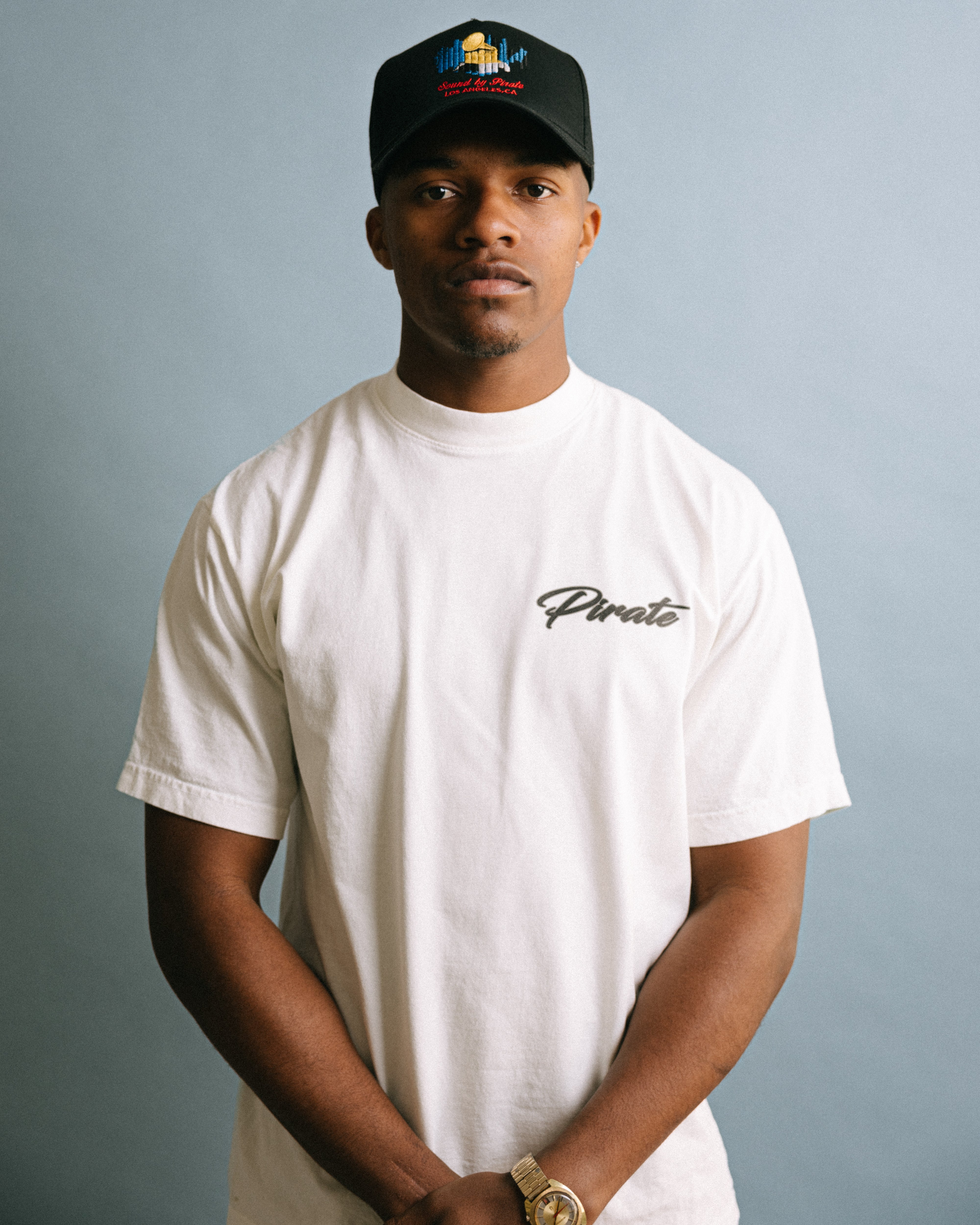 Pirate Cursive Tee (Off White)