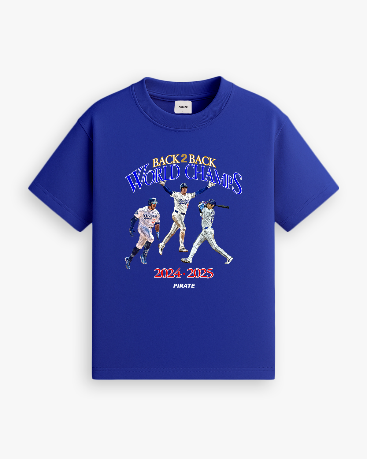 LA Back 2 Back Tee (Dodger Blue)