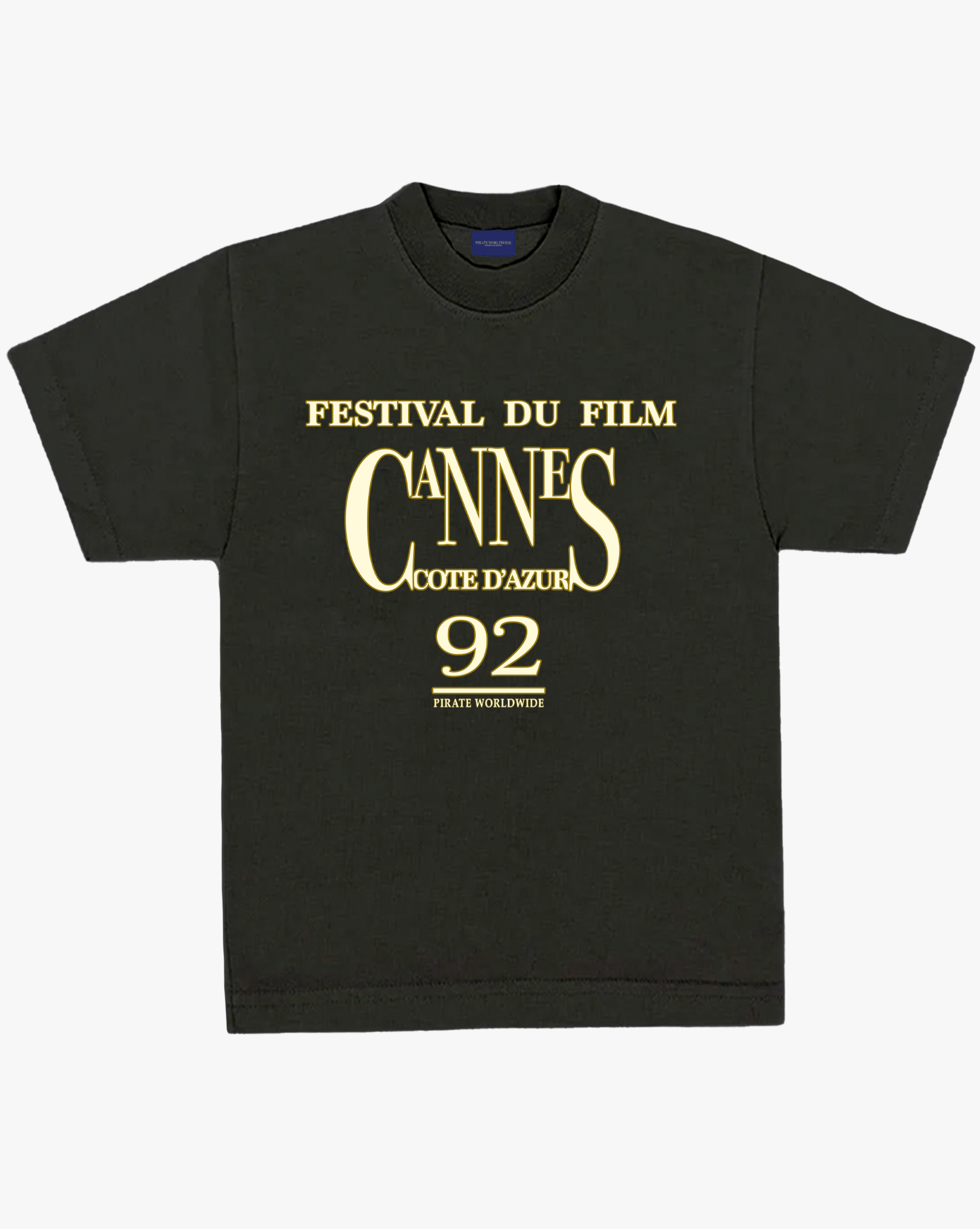 Pirate Cannes '92 Tee (Off Black)