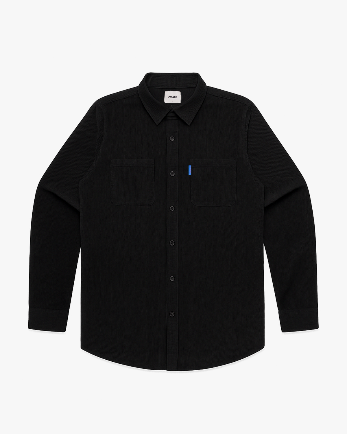 Pirate Corduroy Button Down Shirt (Pirate Black)