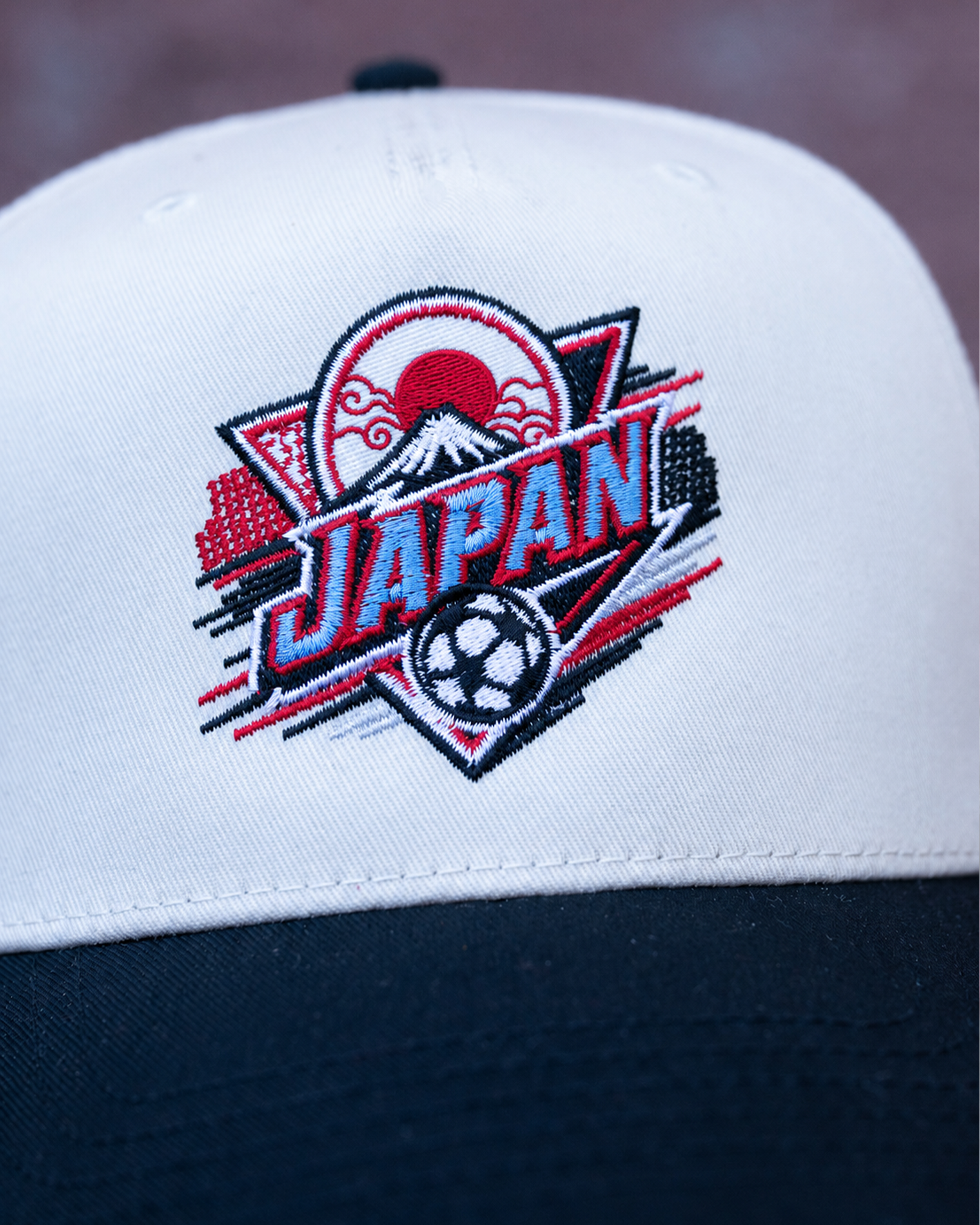Japan Crest Hat (Cream/Black)