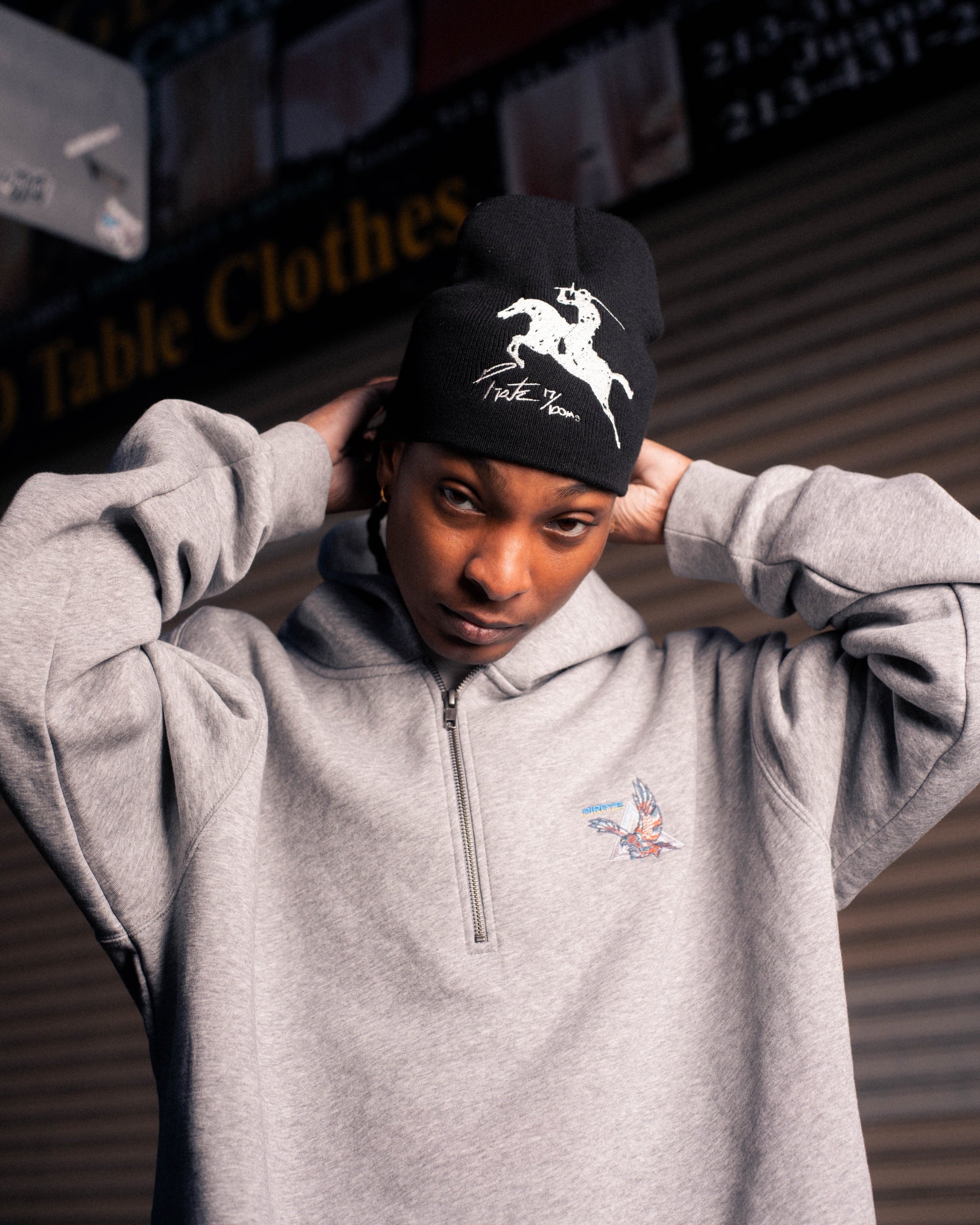 Pirate By Any Means Beanie (Pirate Black)