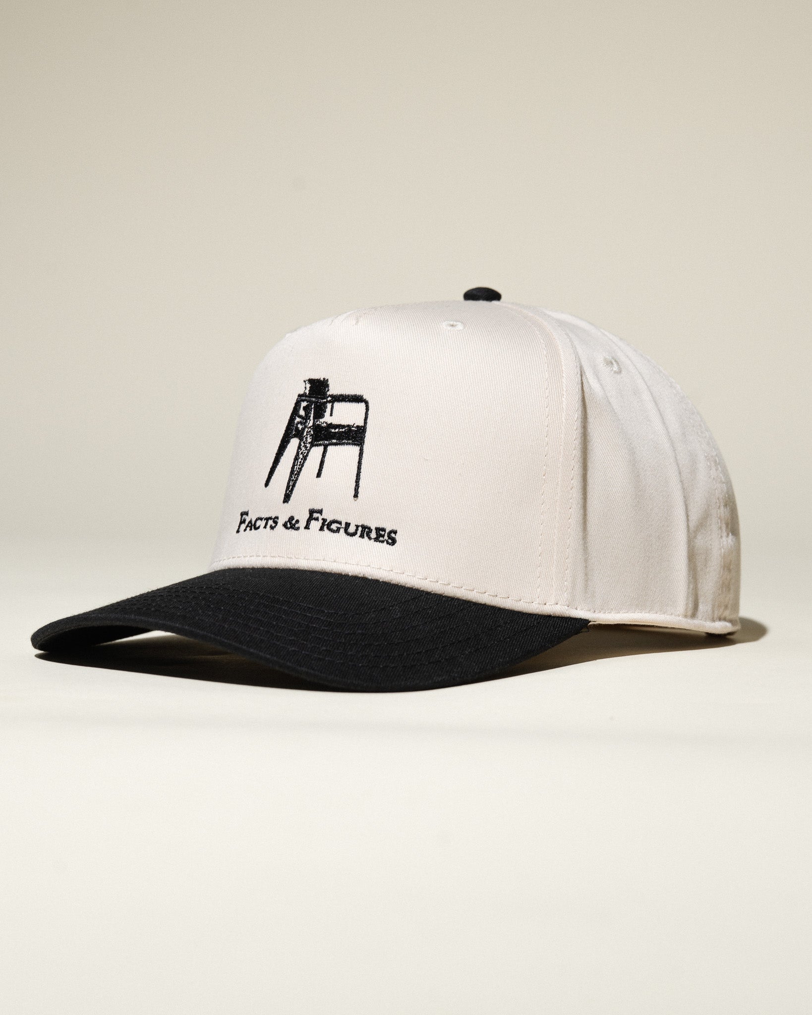 Pirate Facts & Figures Hat (Cream/Black)