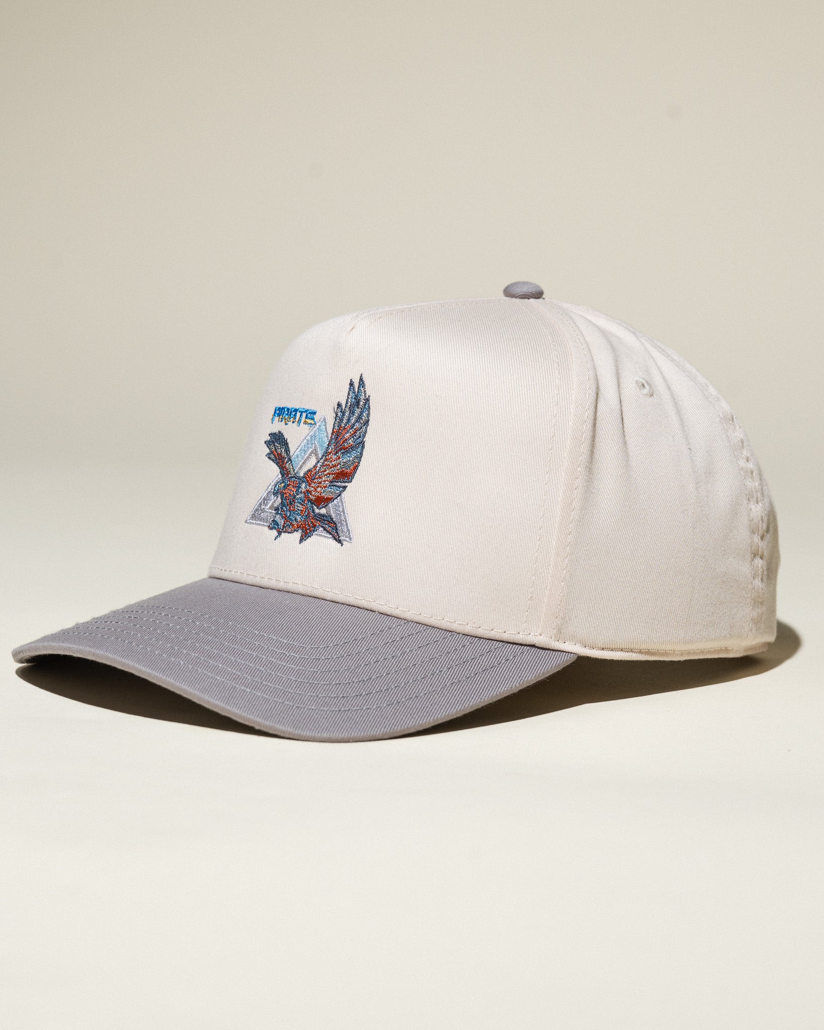 Pirate Falcon Hat (Cream/Grey)