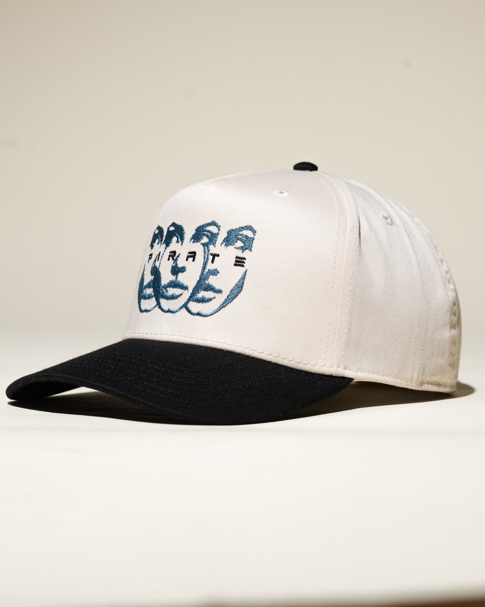 Pirate Faces Hat (Cream/Black)