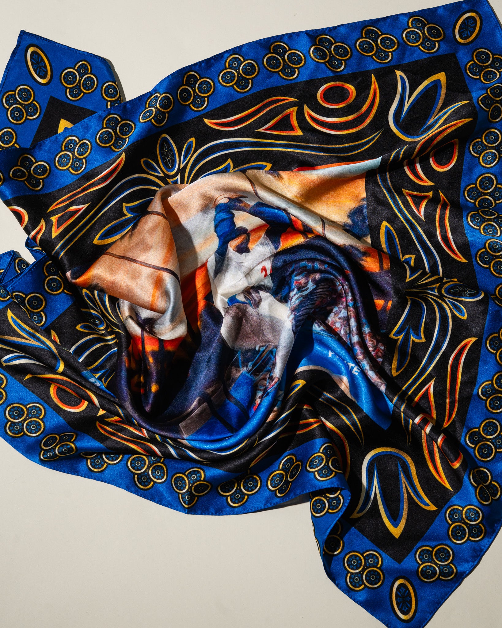 Pirate Valenzuela Silk Bandana