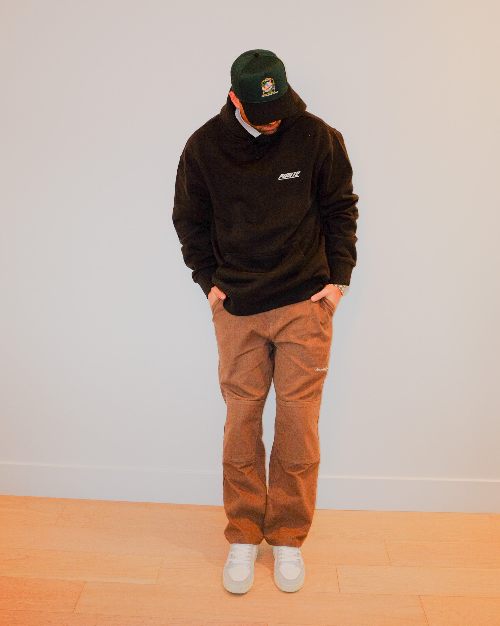 Pirate Give Yourself Flowers Hat (Emerald Green/Black)