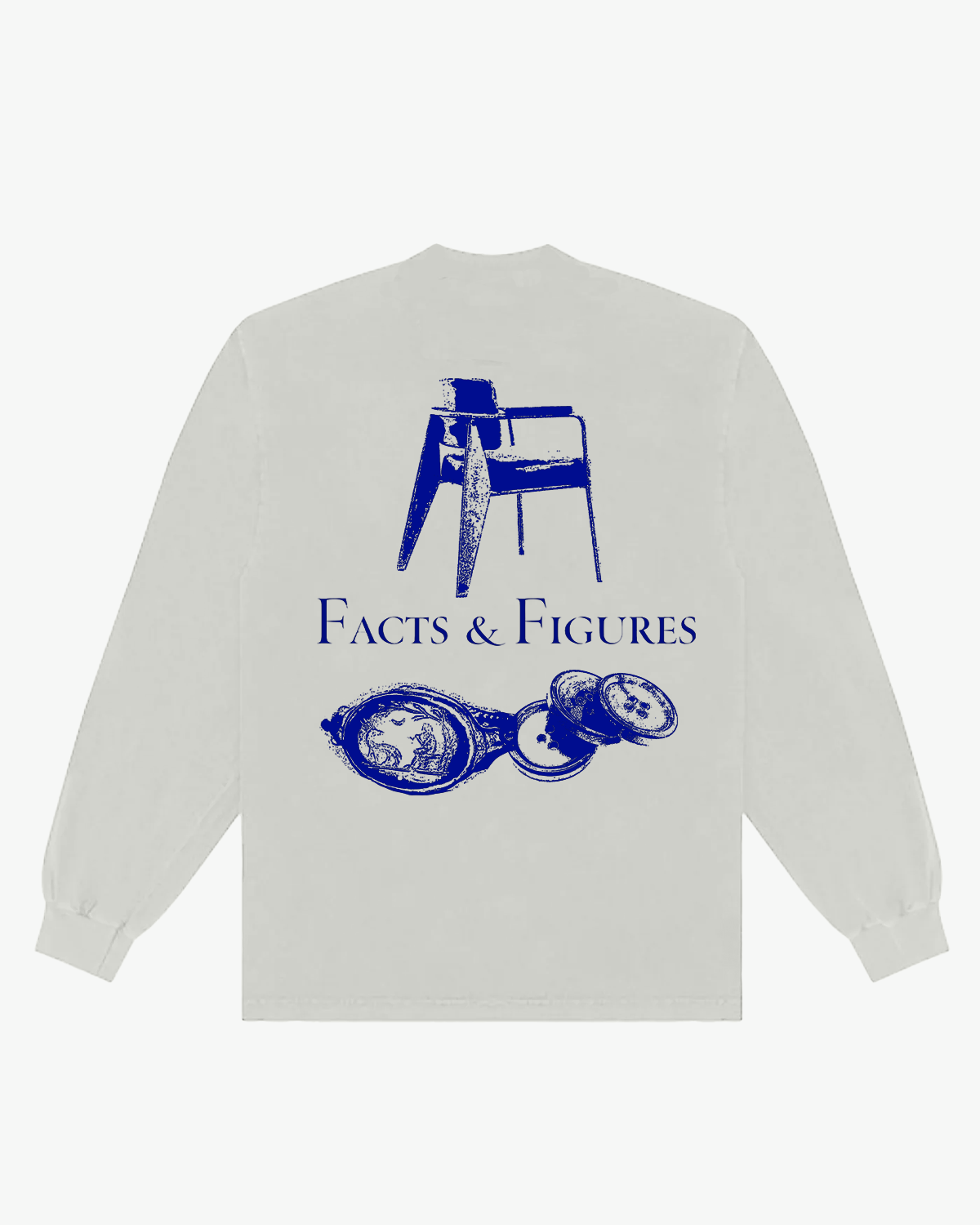 Pirate Facts & Figures LS Tee (Off White)