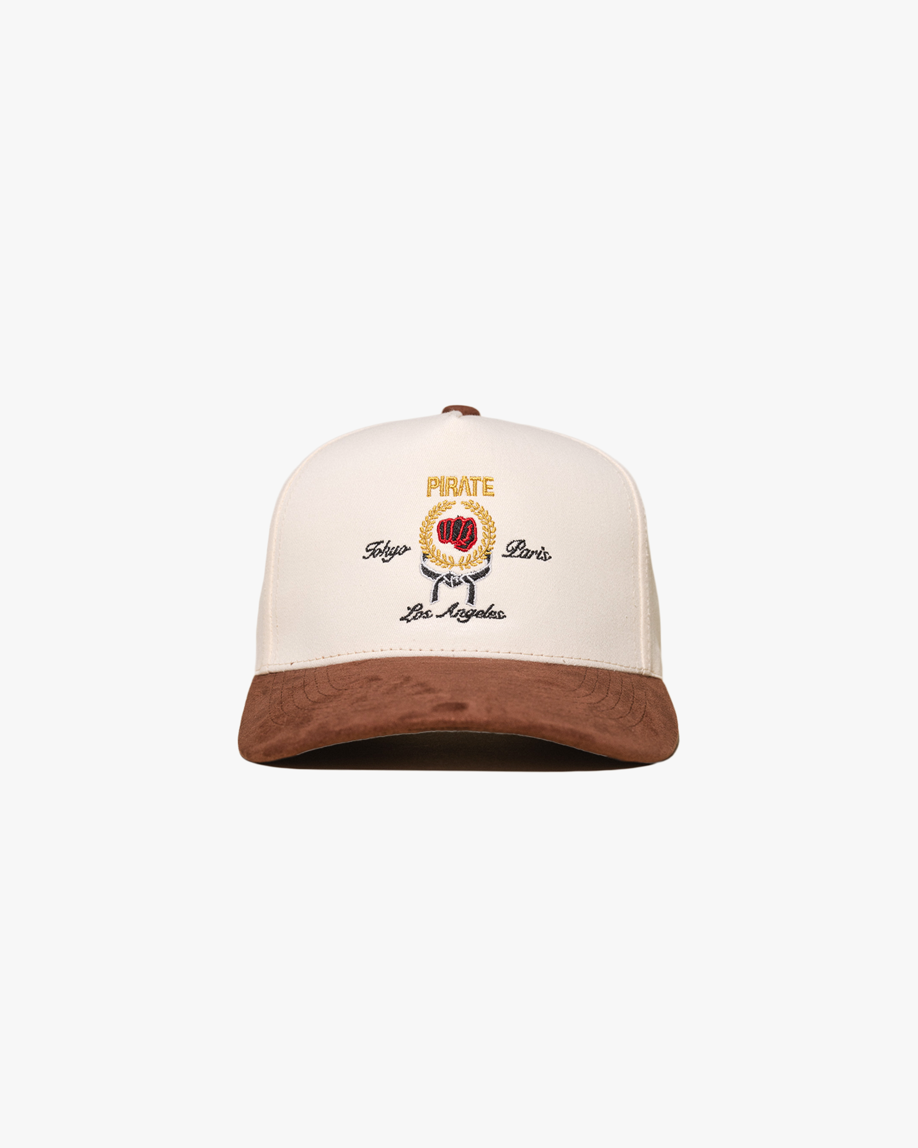 World Fighter Hat (Cream/Brown)