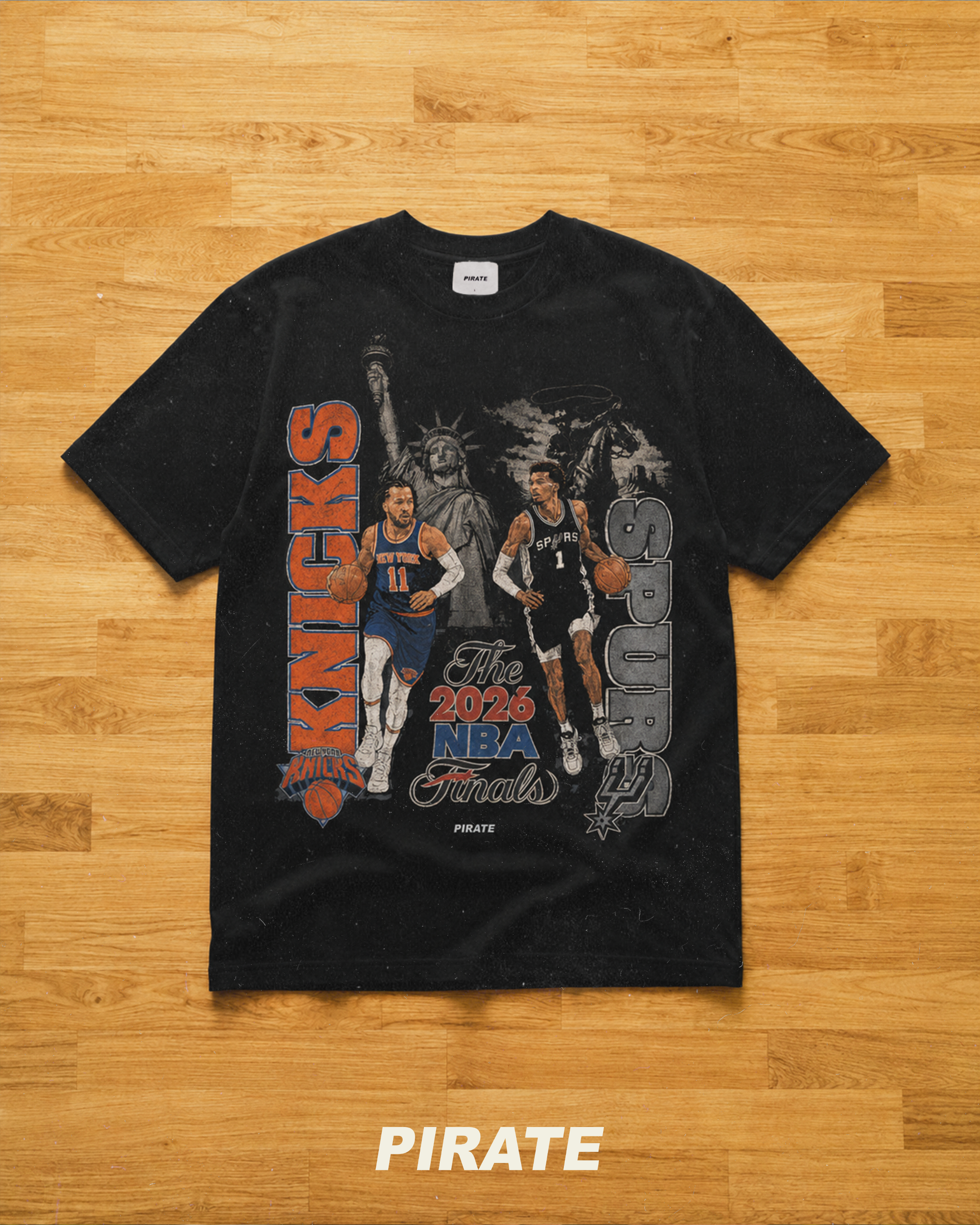 Liberty & The Spur Tee (Pirate Black)