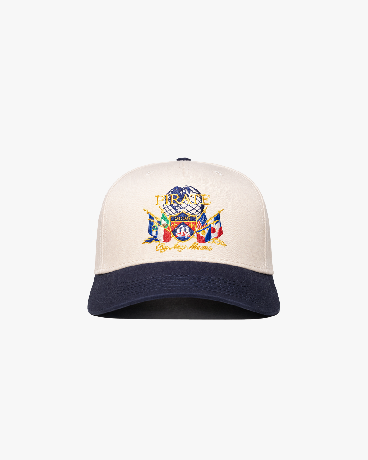 International By Any Means Hat (Cream/Navy)