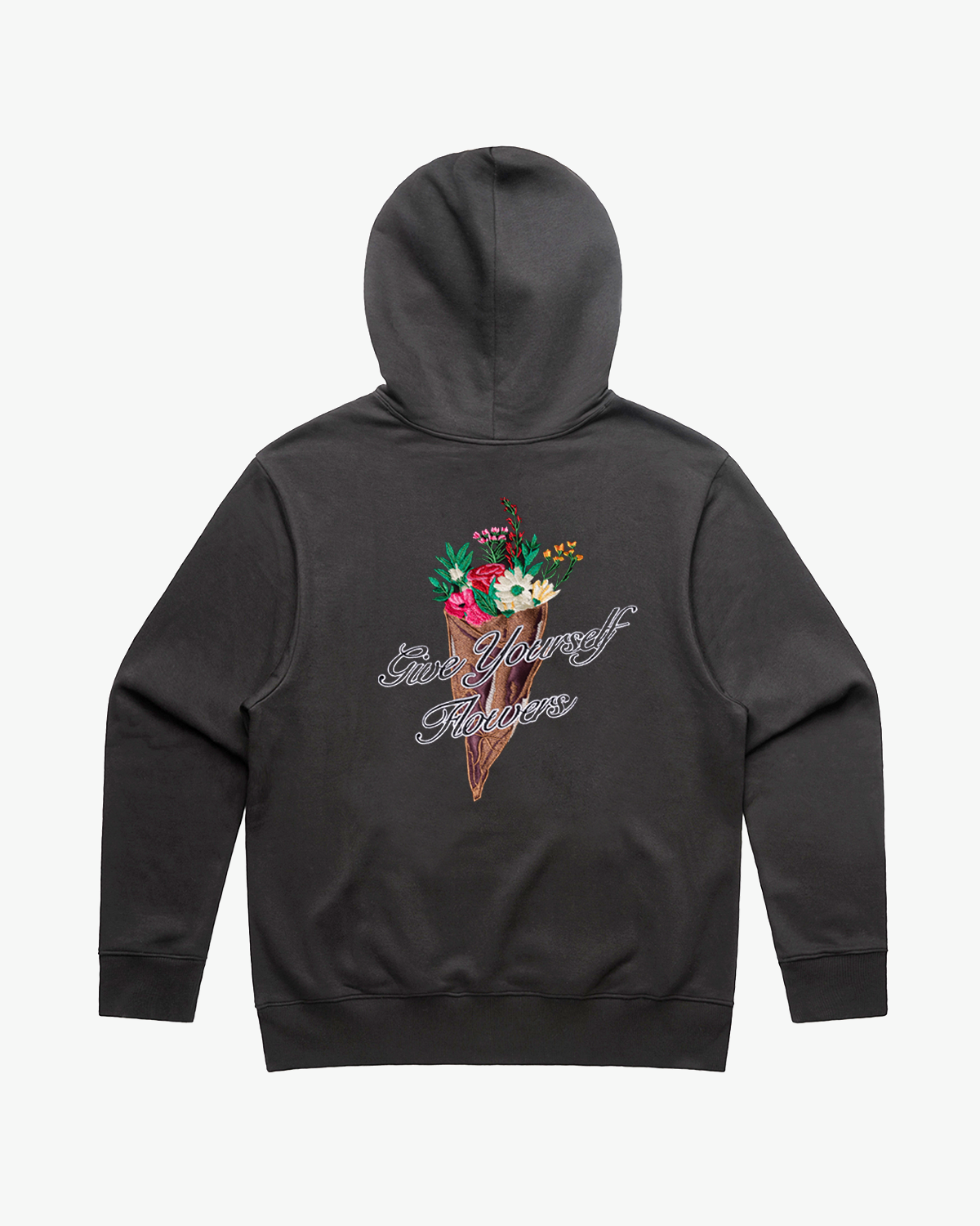 Pirate Give Yourself Flowers Hoodie (Charcoal)