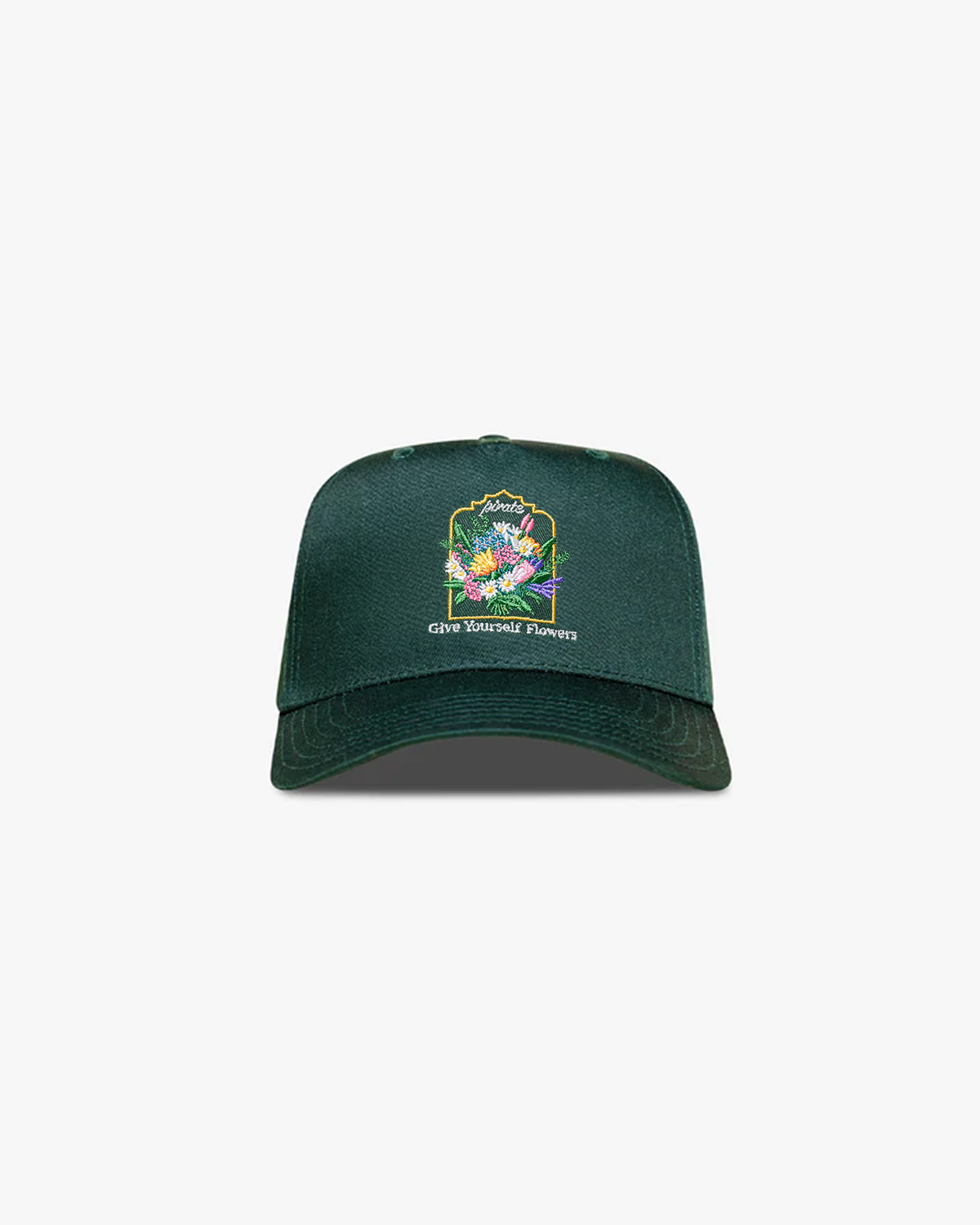 Pirate Give Yourself Flowers Hat (Emerald Green)